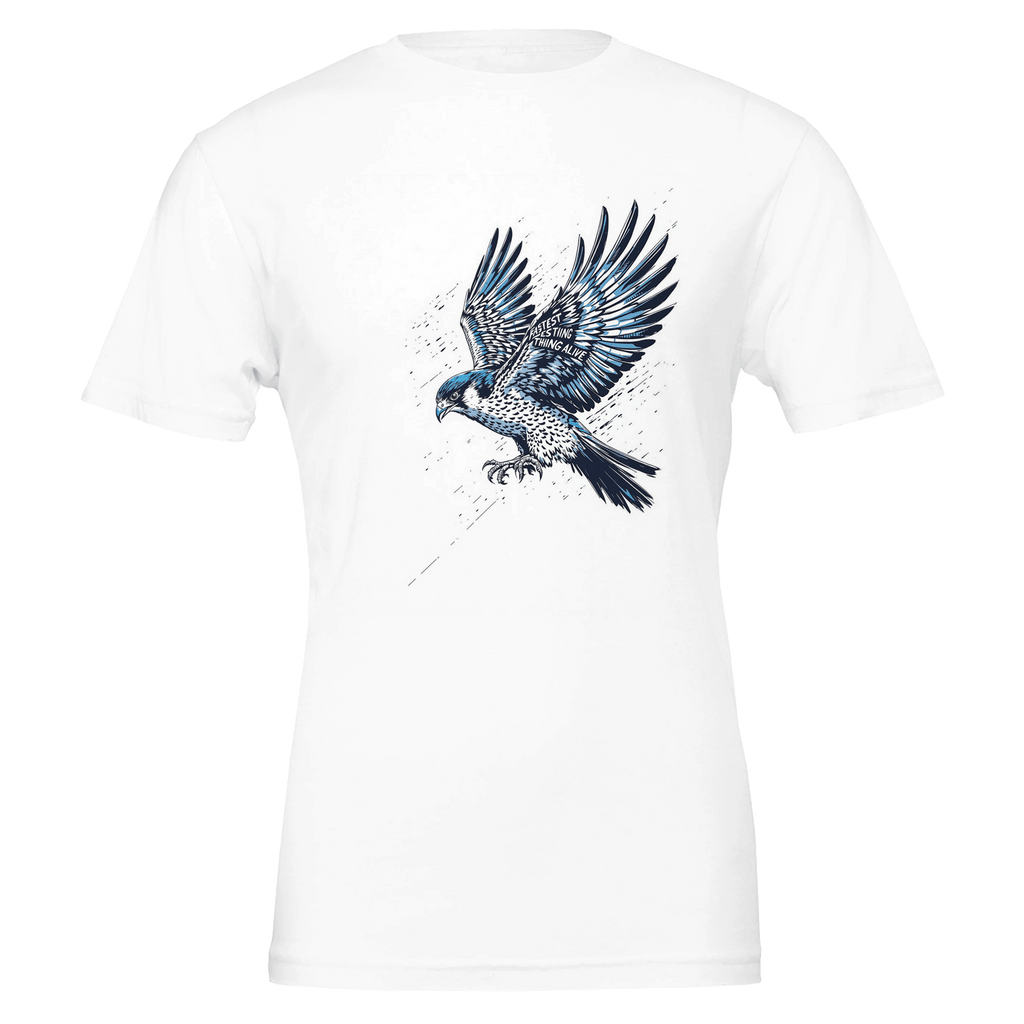 Peregrine Falcon Shirt | Fastest Thing Alive | Raptor Gift UK | T-Shirt UK - Wild Thread Co