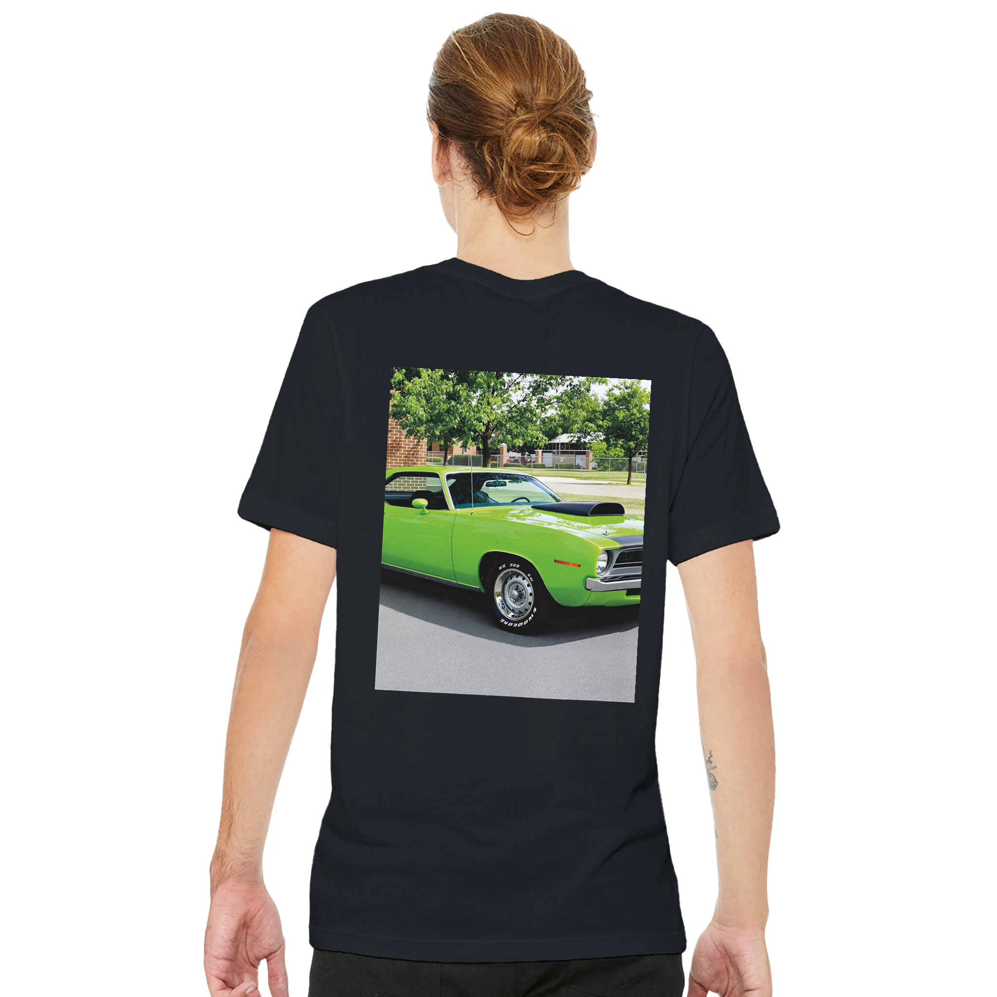 Plymouth Cuda 1970 T-Shirt — detail view | Wild Thread Co