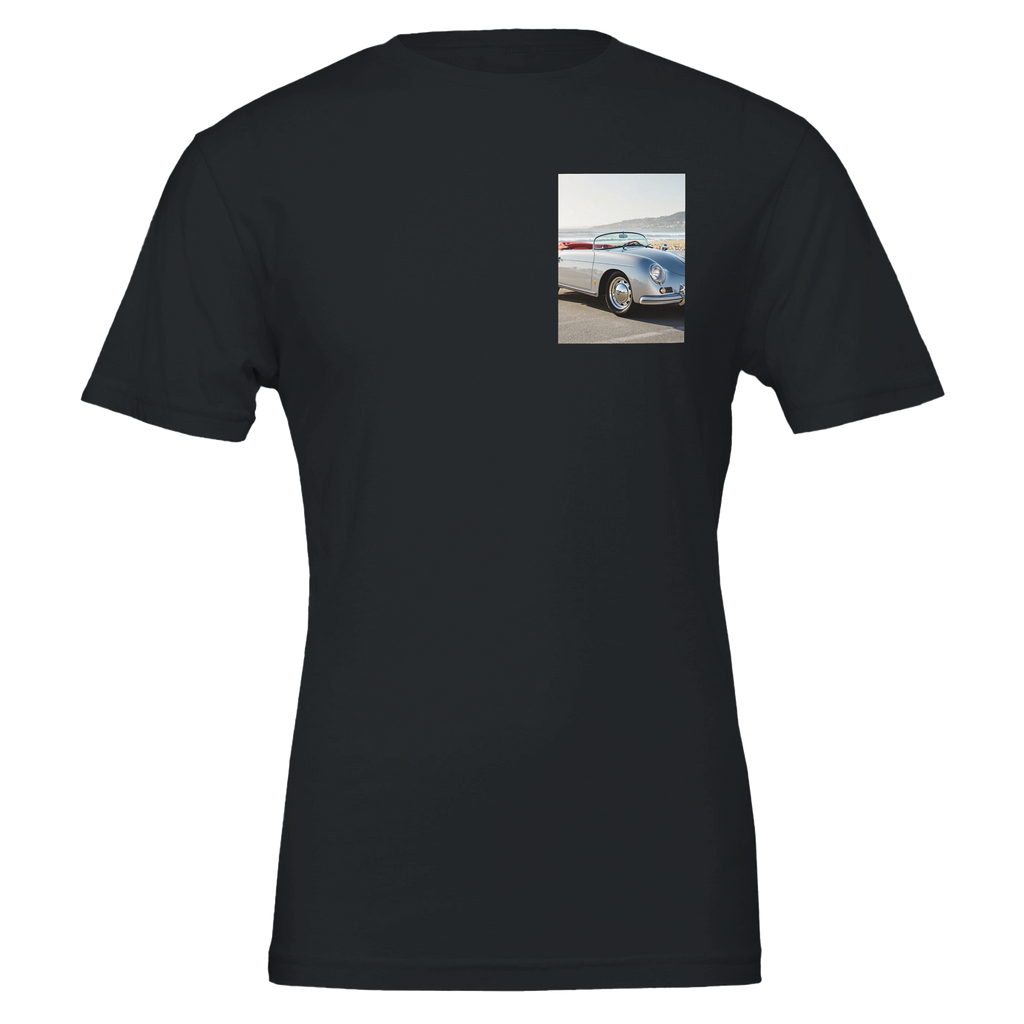 Porsche 356 Speedster T-Shirt — detail view | Wild Thread Co