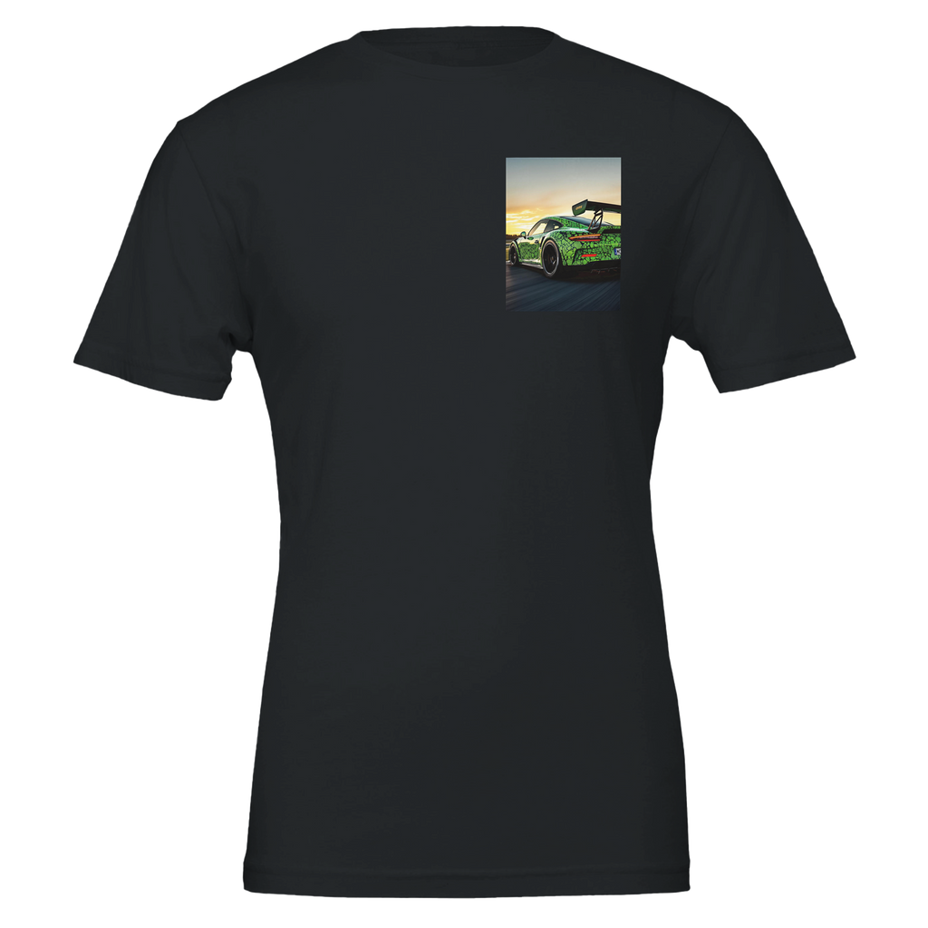 Porsche 911 Gt3 Rs UK Gift T-Shirt — detail view | Wild Thread Co