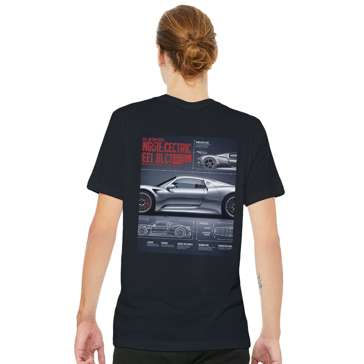 Porsche 918 Spyder Hybrid Nurburgring Record | T-Shirt | Garage Workshop Wall Art - Wild Thread Co