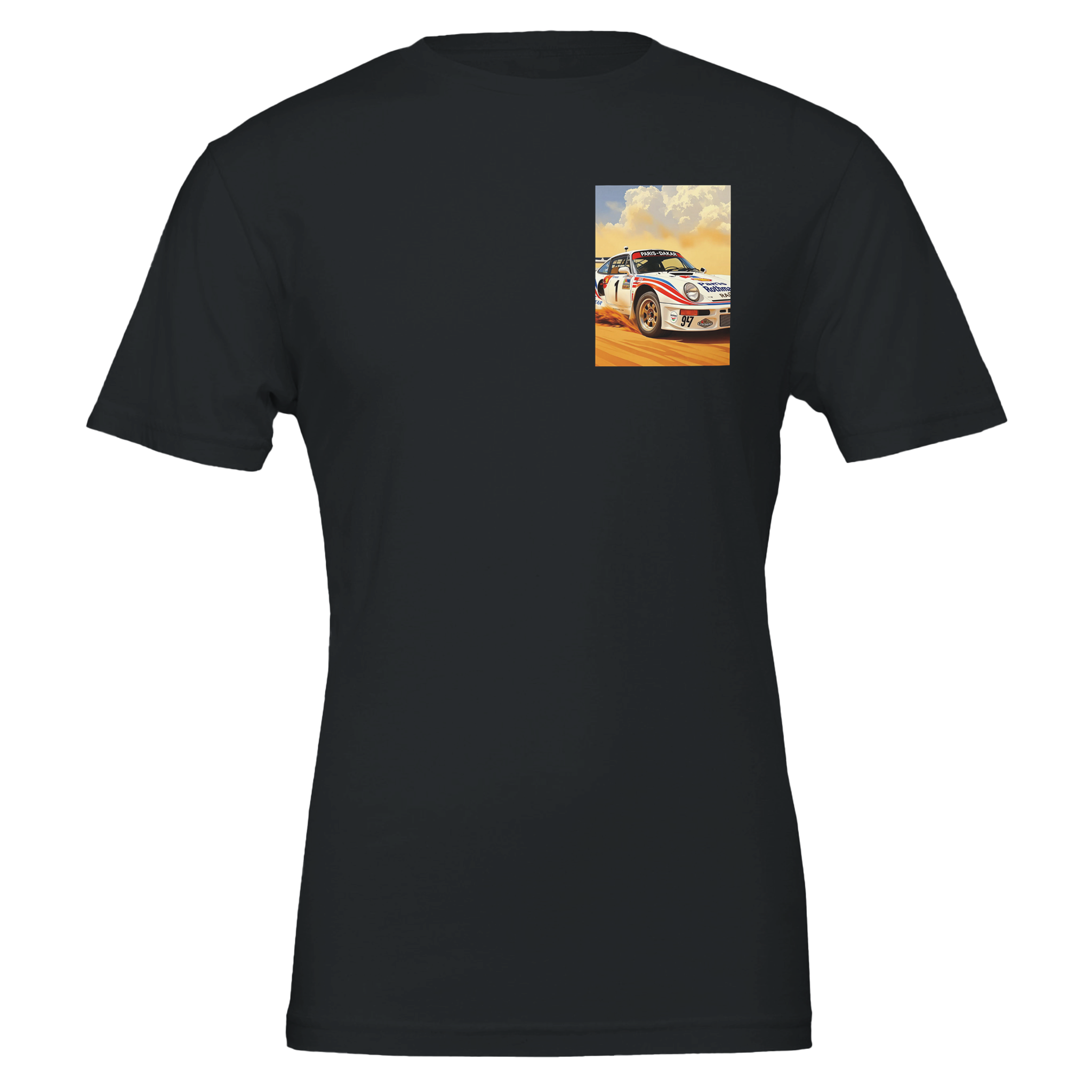 Porsche 959 Dakar Rally Rothmans UK Gift — T-Shirt | Wild Thread Co UK