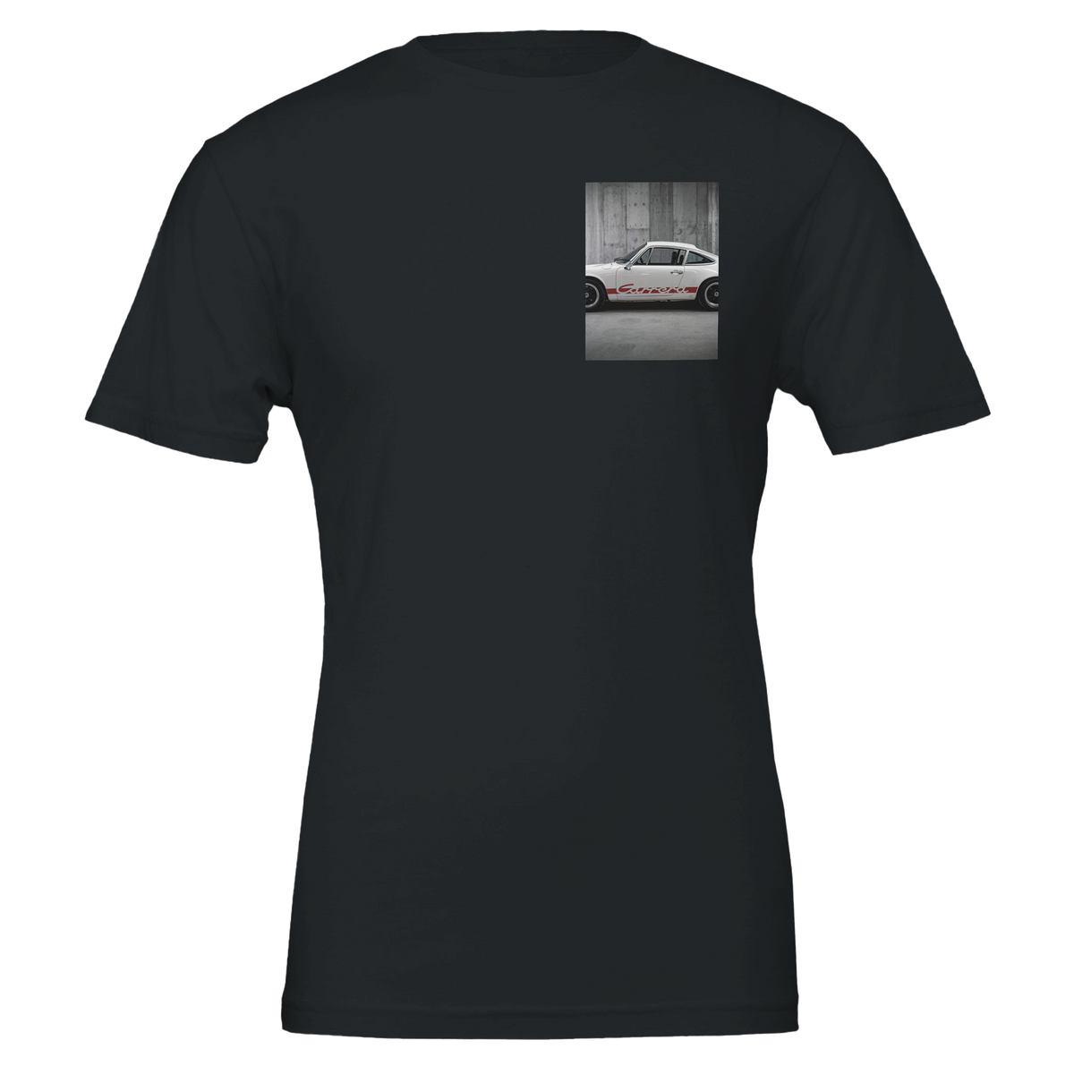 Porsche Carrera Rs 2.7 White Ducktail T-Shirt | Car Enthusiast Gift UK - Wild Thread Co