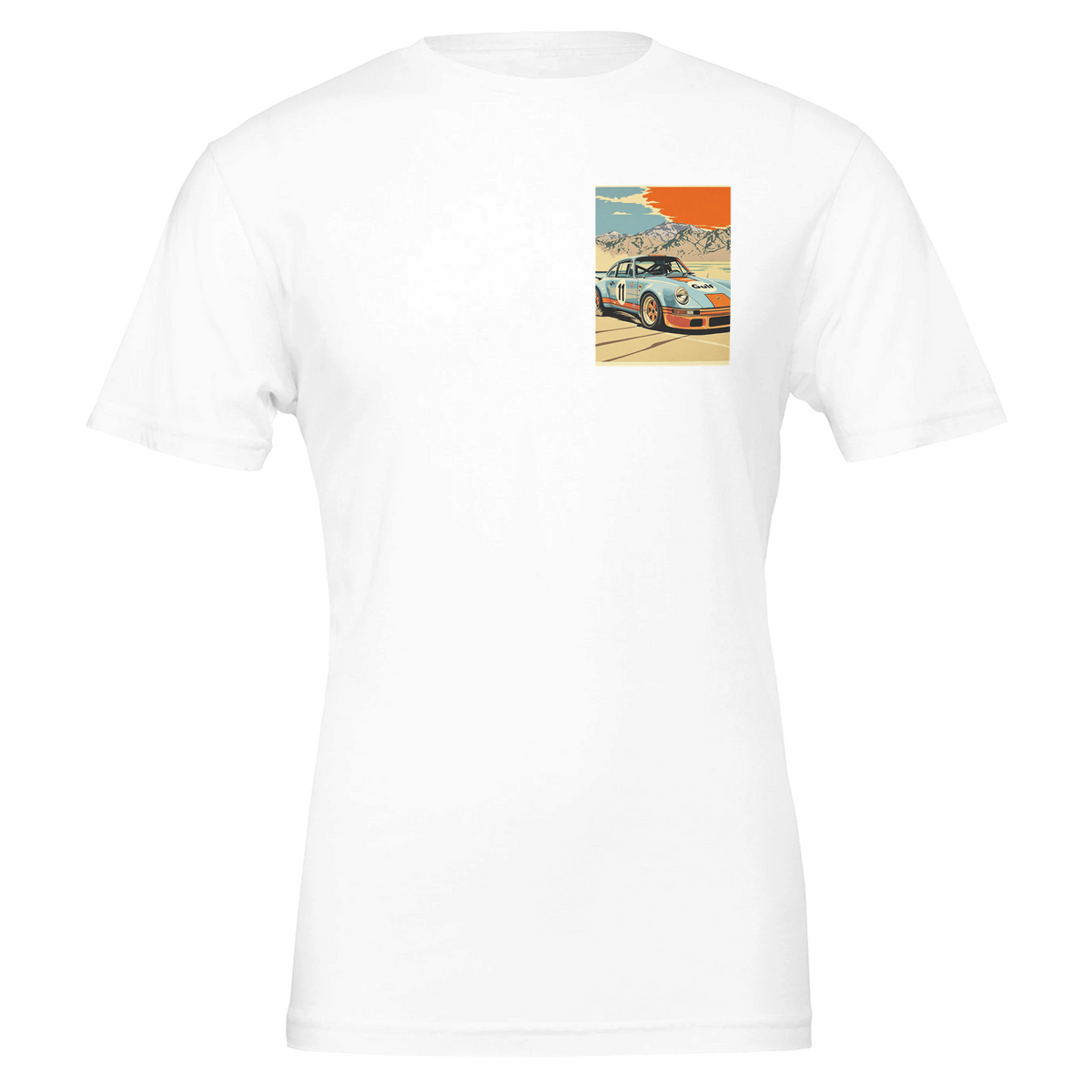 Porsche Gt3 Rs Gulf Desert T-Shirt | Car Enthusiast Gift UK - Wild Thread Co