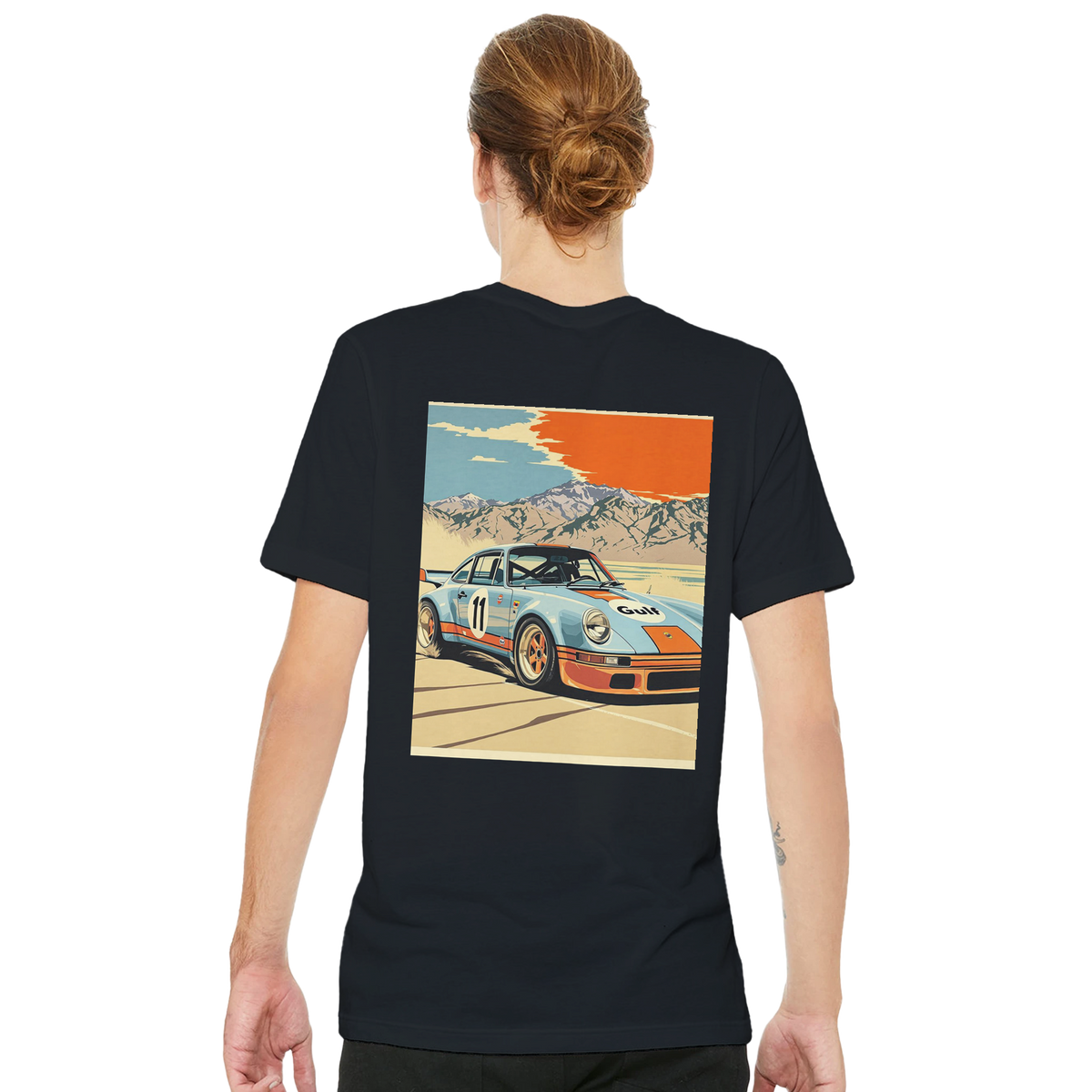 Porsche Gt3 Rs Gulf Desert T-Shirt | Car Enthusiast Gift UK - Wild Thread Co