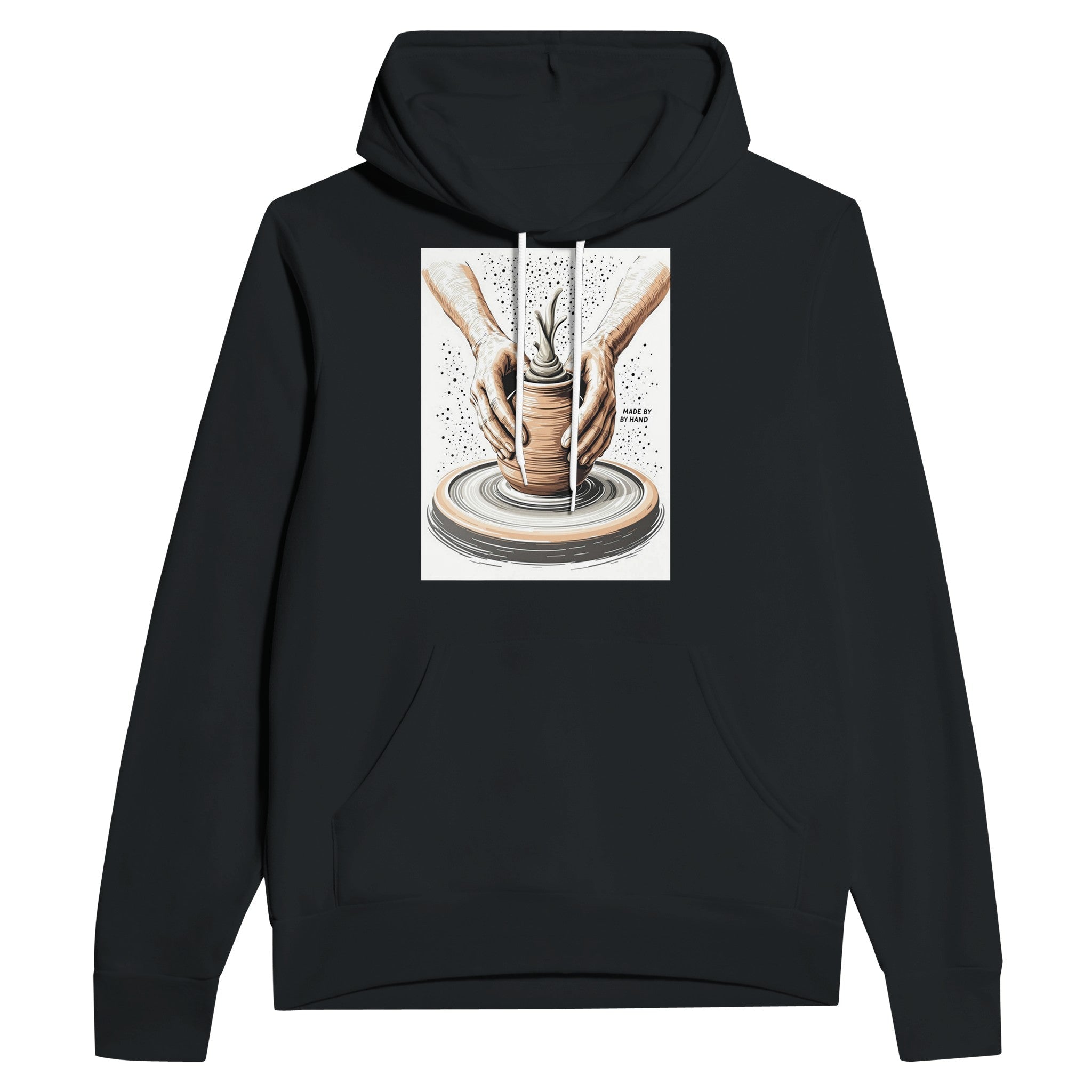 Potter Gift UK | Pottery Hoodie | Hands on Wheel Ceramics Hoodie - Wild Thread Co