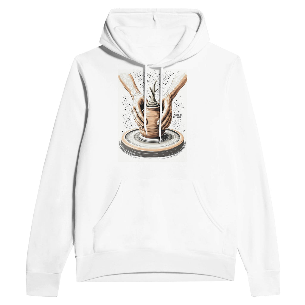 Potter Gift UK | Pottery Hoodie | Hands on Wheel Ceramics Hoodie - Wild Thread Co