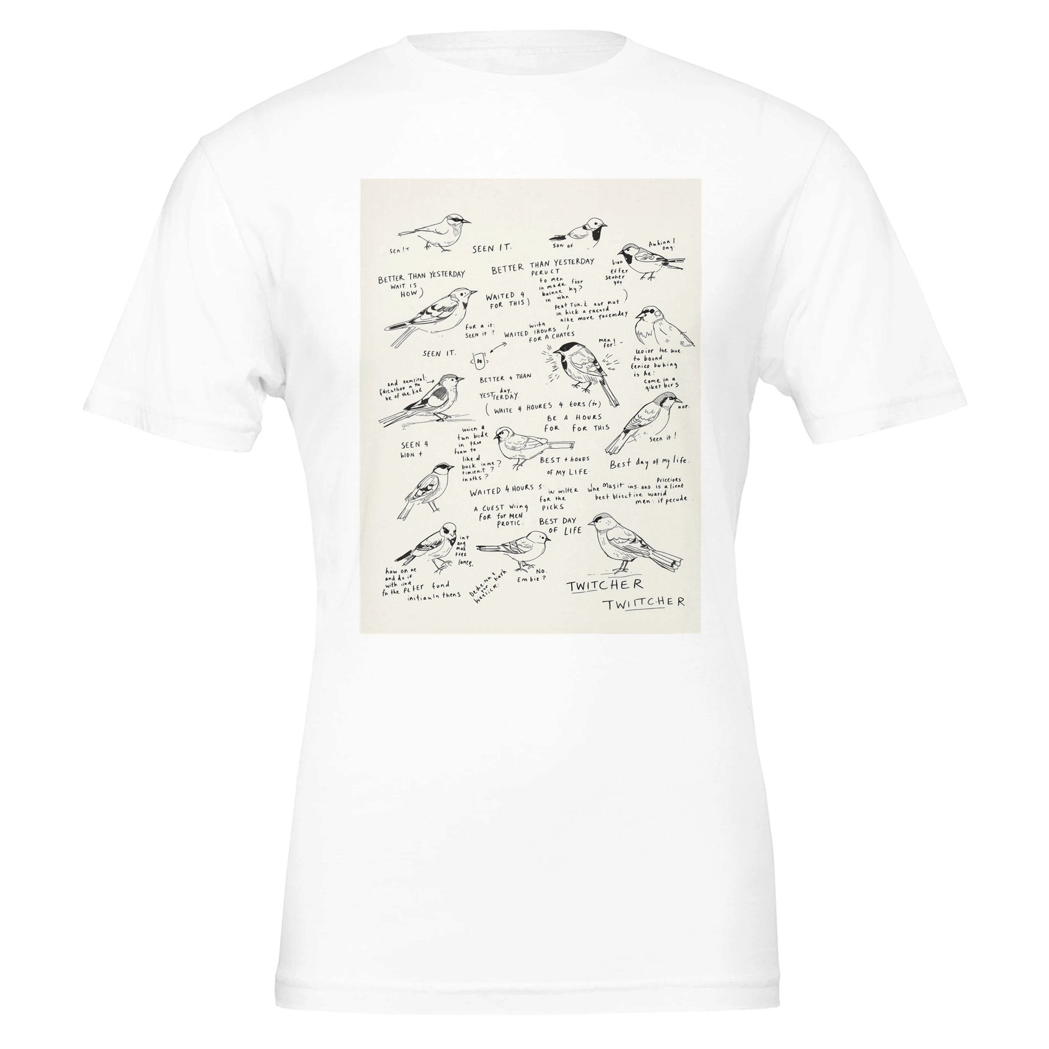 Birdwatching Twitcher T-Shirt | Bird Lover Gift | Gorpcore Design