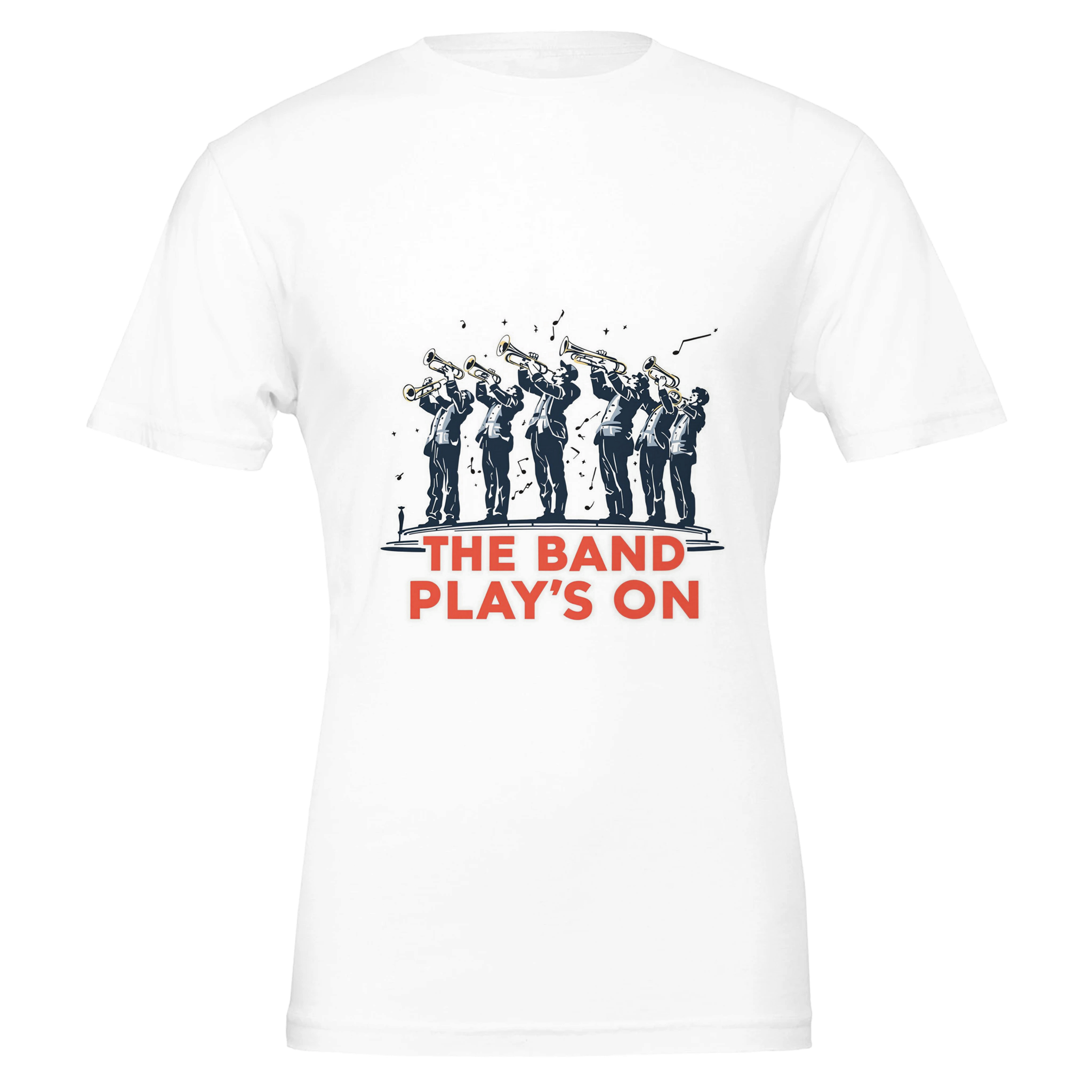 The Band Plays On Brass Band T-Shirt | Northern Culture Gift