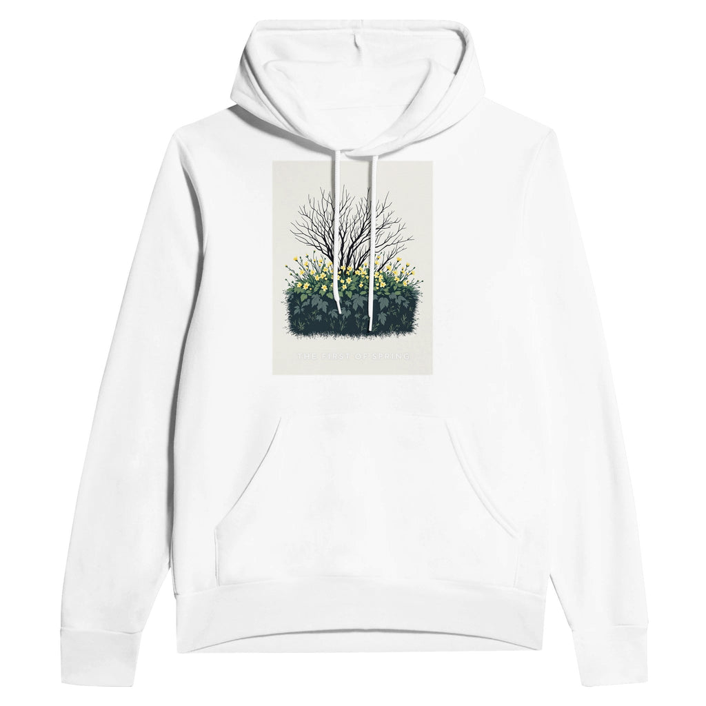 Primrose Spring Hoodie | British Wildflower Gift | The First of Spring - Wild Thread Co