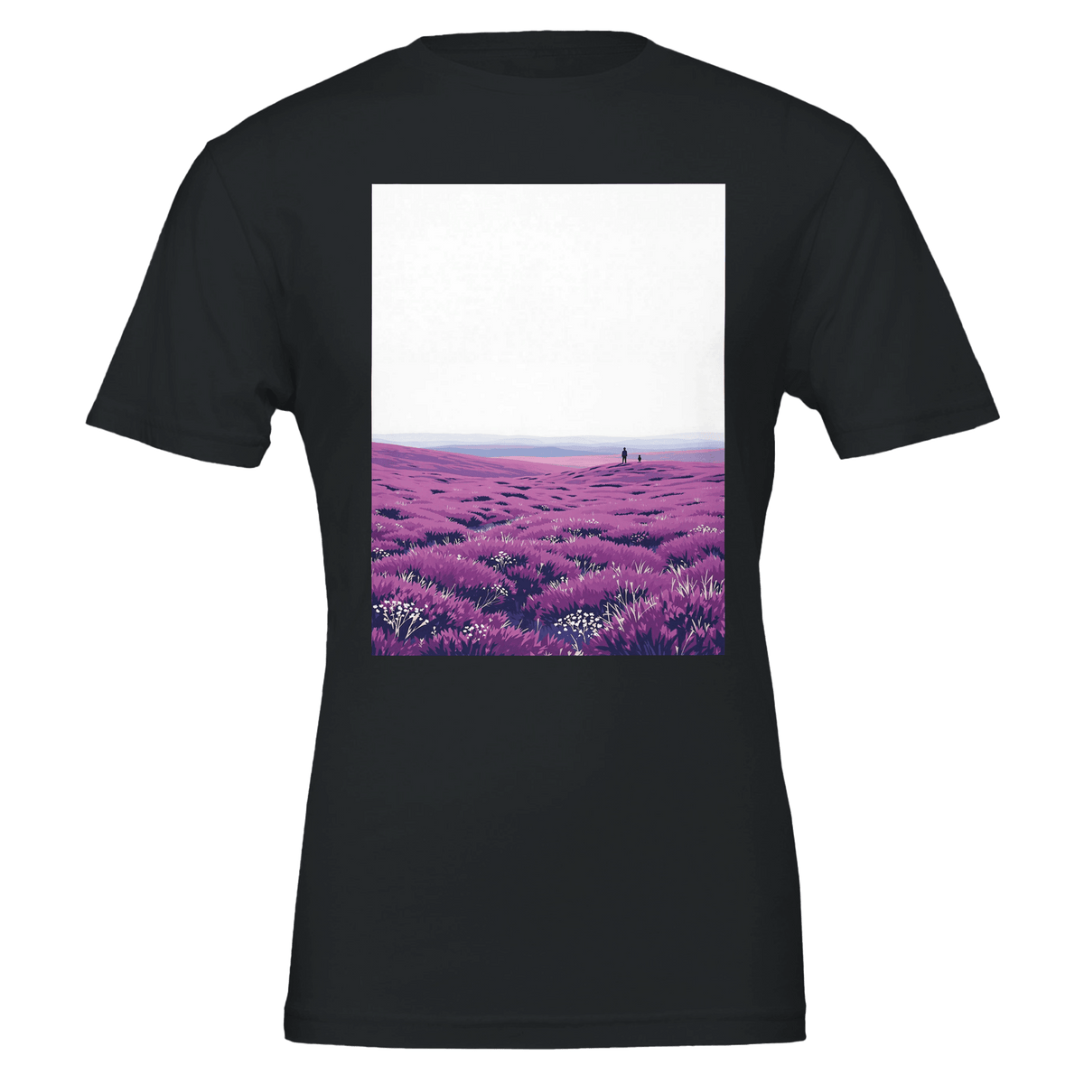 Purple Heather Moor T-Shirt | Scottish Gift | THE PURPLE SEASON - Wild Thread Co