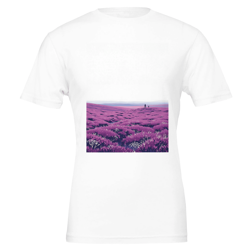 Purple Heather Moor T-Shirt | Scottish Gift | THE PURPLE SEASON - Wild Thread Co