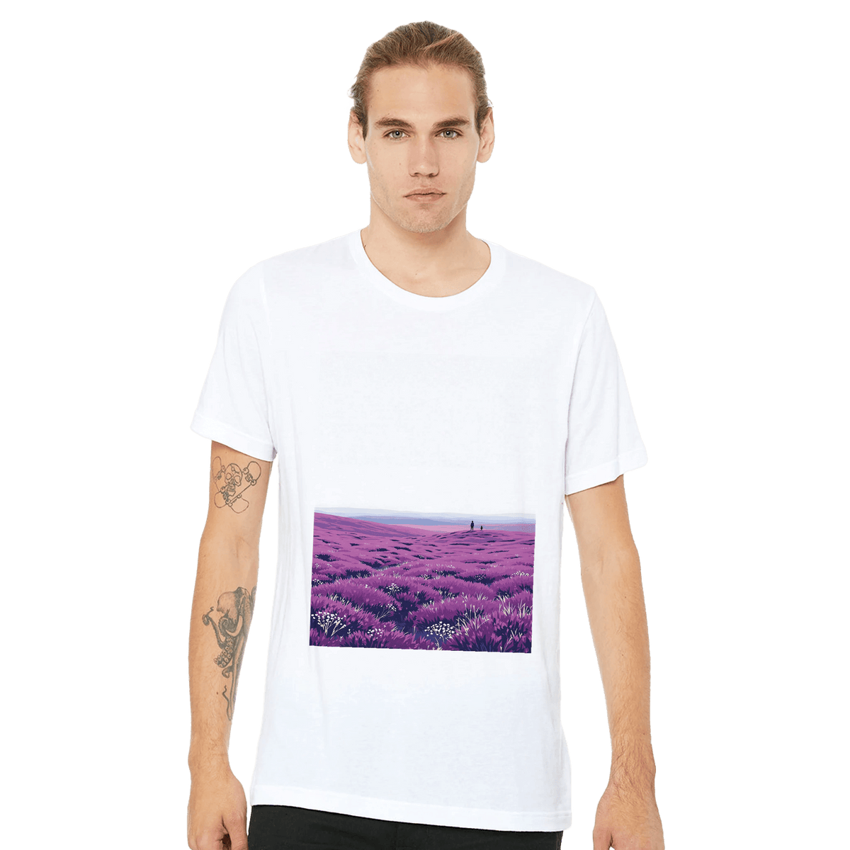 Purple Heather Moor T-Shirt | Scottish Gift | THE PURPLE SEASON - Wild Thread Co