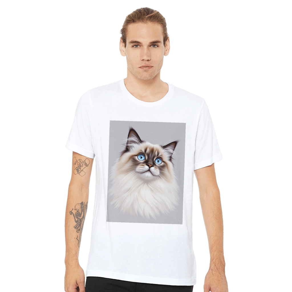 Ragdoll Cat Blue Eyes T-Shirt | Unique Gift UK - Wild Thread Co