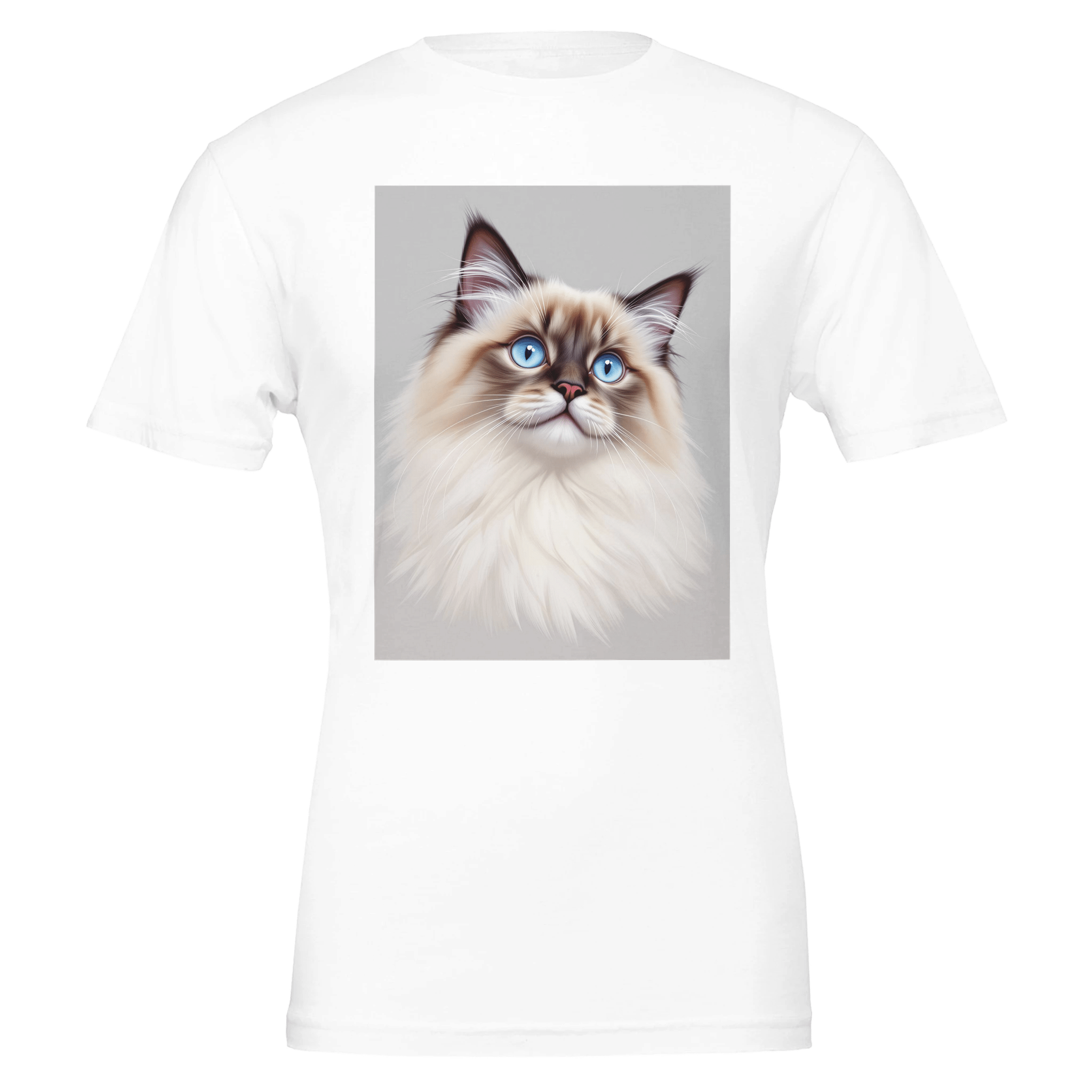 Ragdoll Cat Blue Eyes T-Shirt | Unique Gift UK - Wild Thread Co