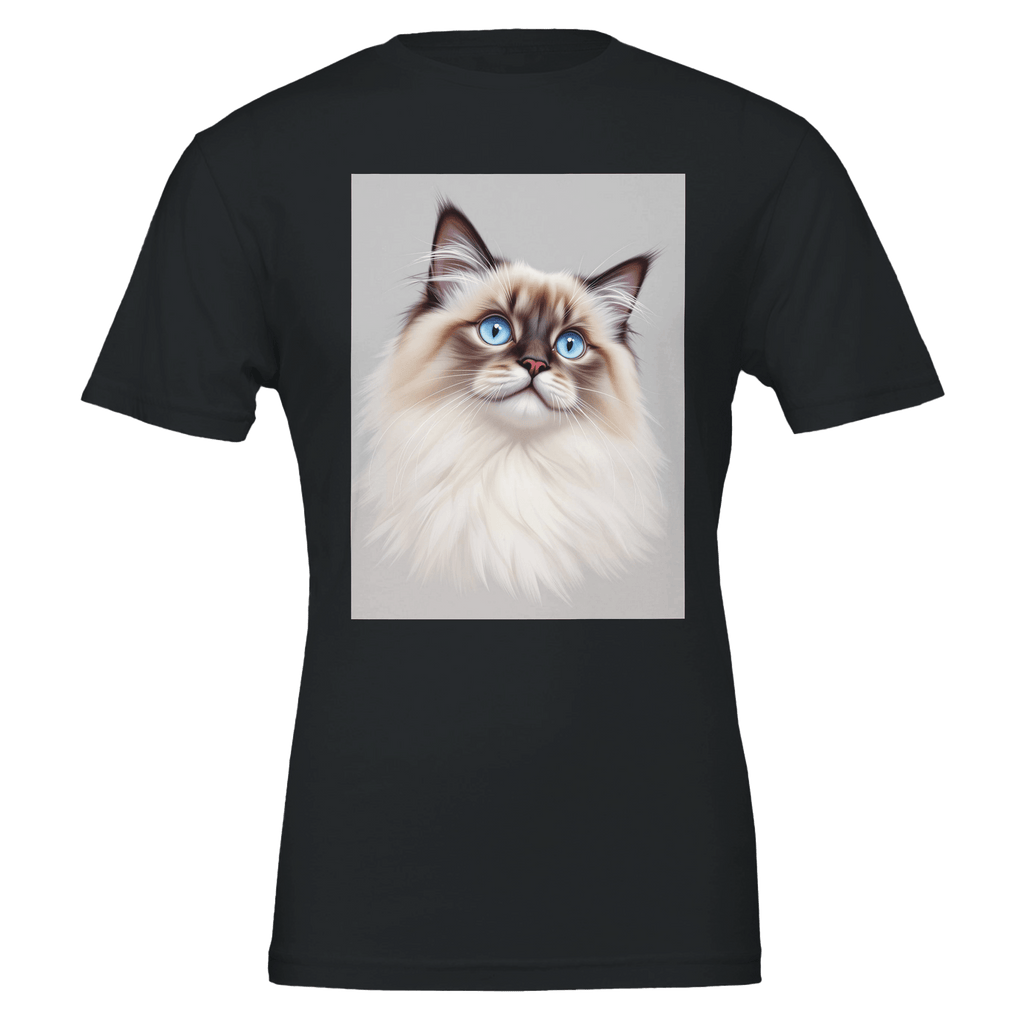 Ragdoll Cat Blue Eyes T-Shirt | Unique Gift UK - Wild Thread Co