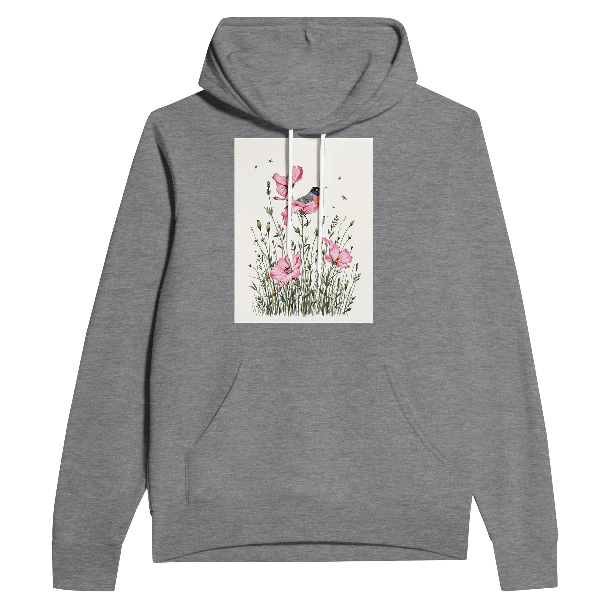 Ragged Robin Wildflower Hoodie | Meadow Flower Gift Hoodie - Wild Thread Co