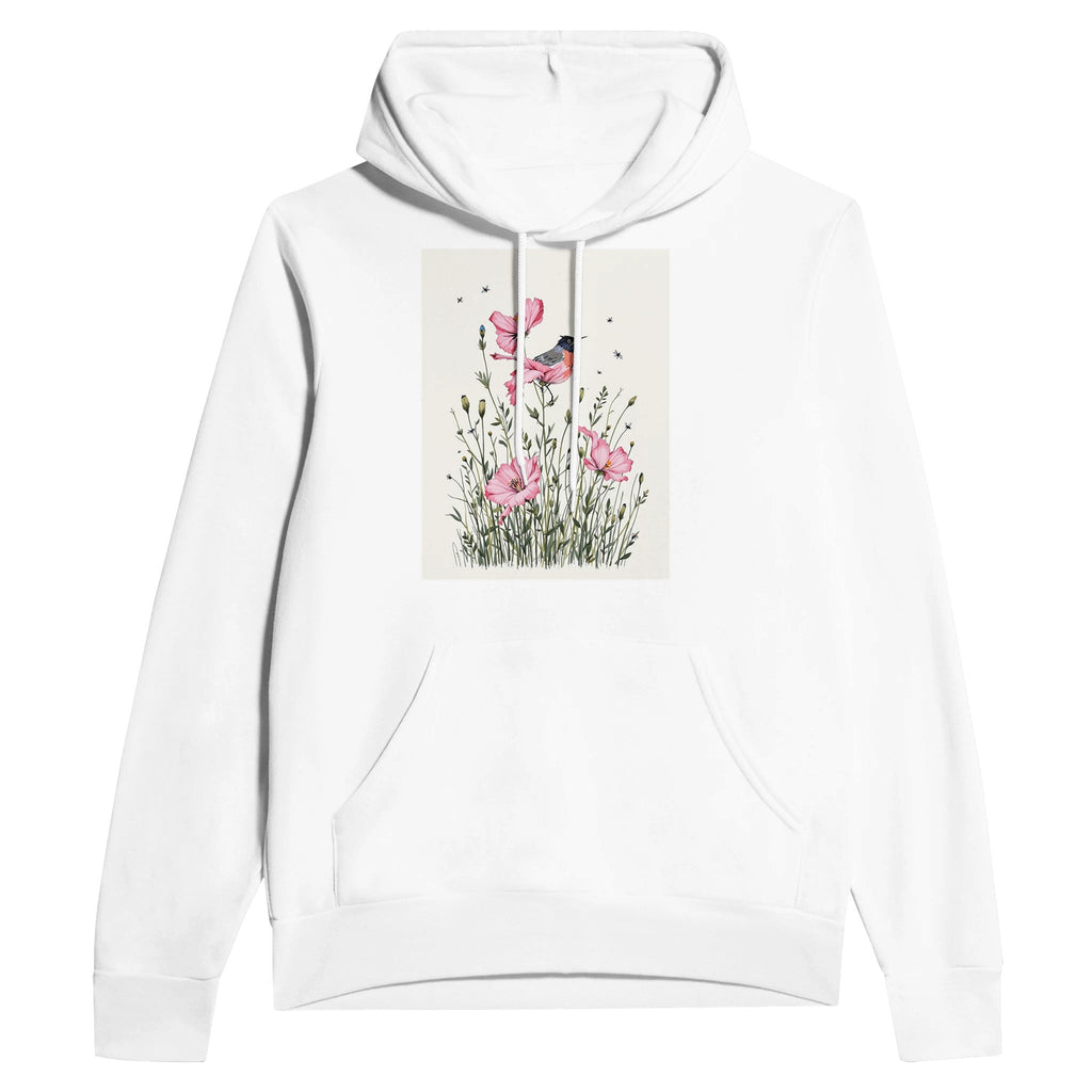 Ragged Robin Wildflower Hoodie | Meadow Flower Gift Hoodie - Wild Thread Co