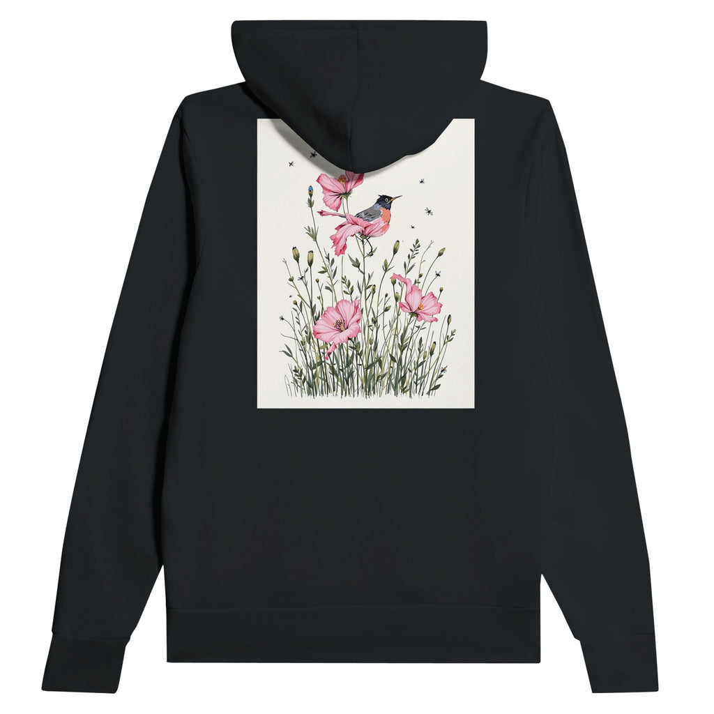 Ragged Robin Wildflower Hoodie | Meadow Flower Gift Hoodie - Wild Thread Co
