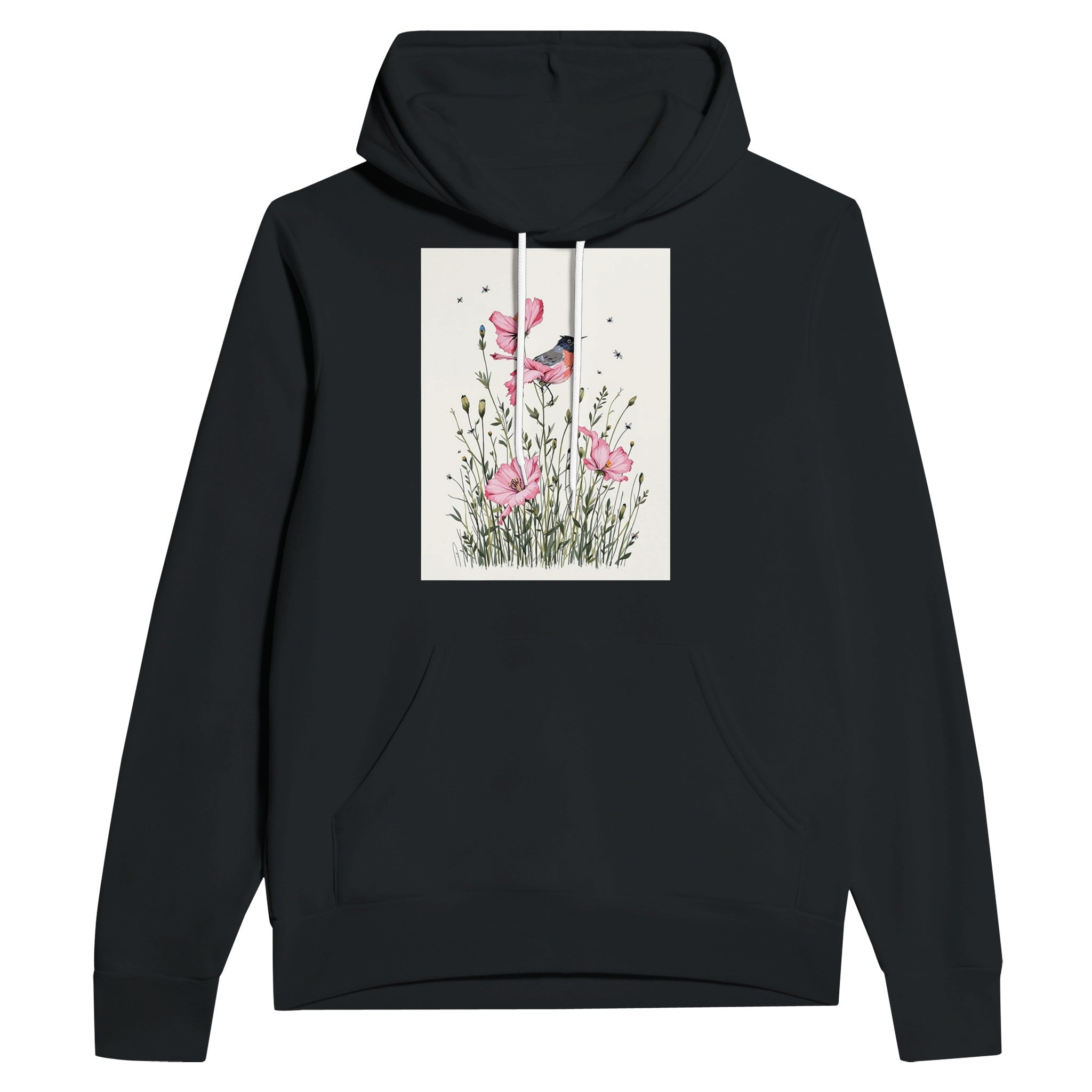 Ragged Robin Wildflower Hoodie | Meadow Flower Gift Hoodie - Wild Thread Co