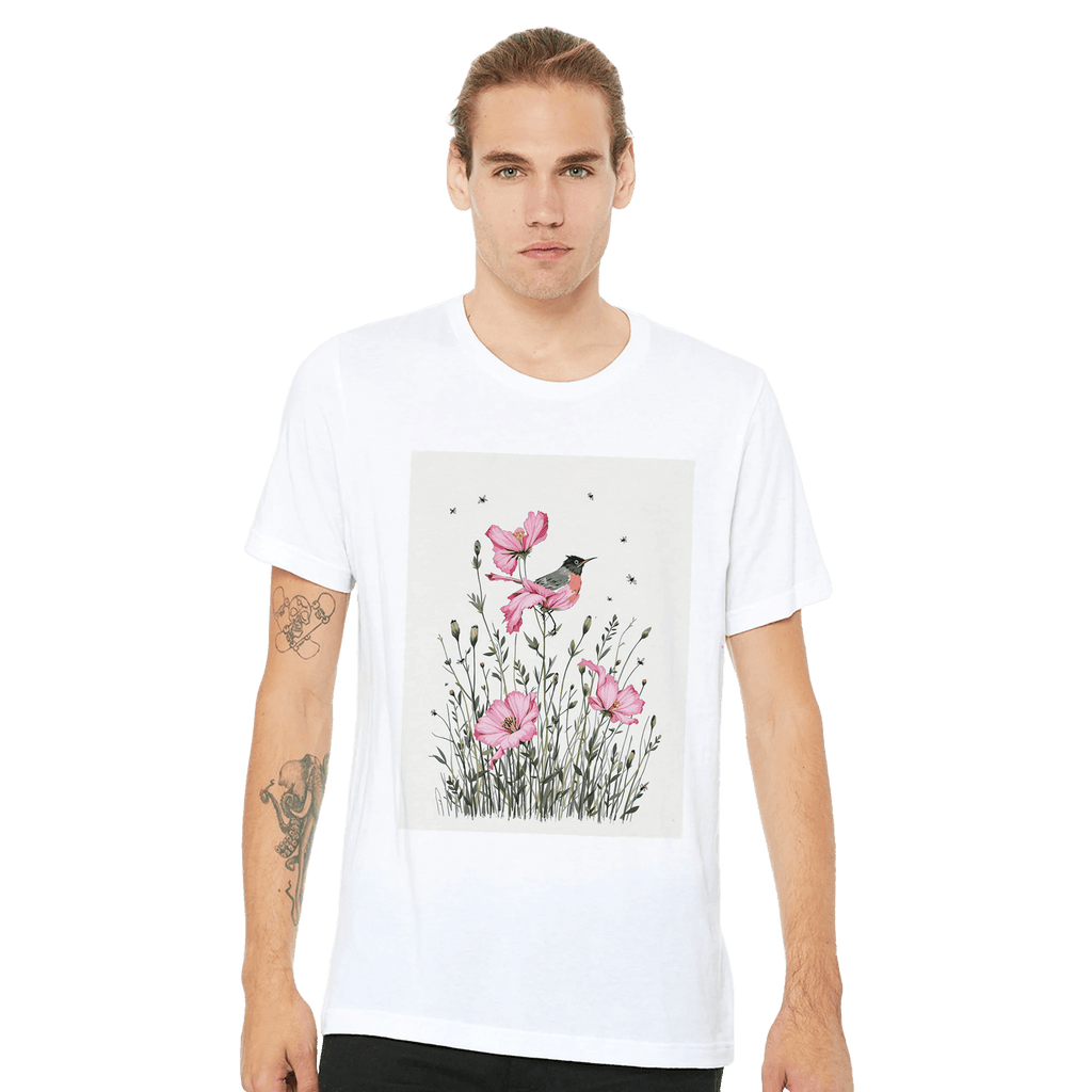 Ragged Robin Wildflower T-Shirt | Meadow Flower Gift Tee - Wild Thread Co