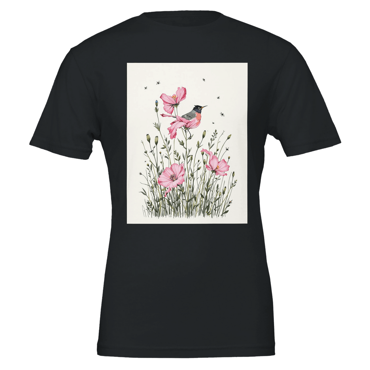Ragged Robin Wildflower T-Shirt | Meadow Flower Gift Tee - Wild Thread Co
