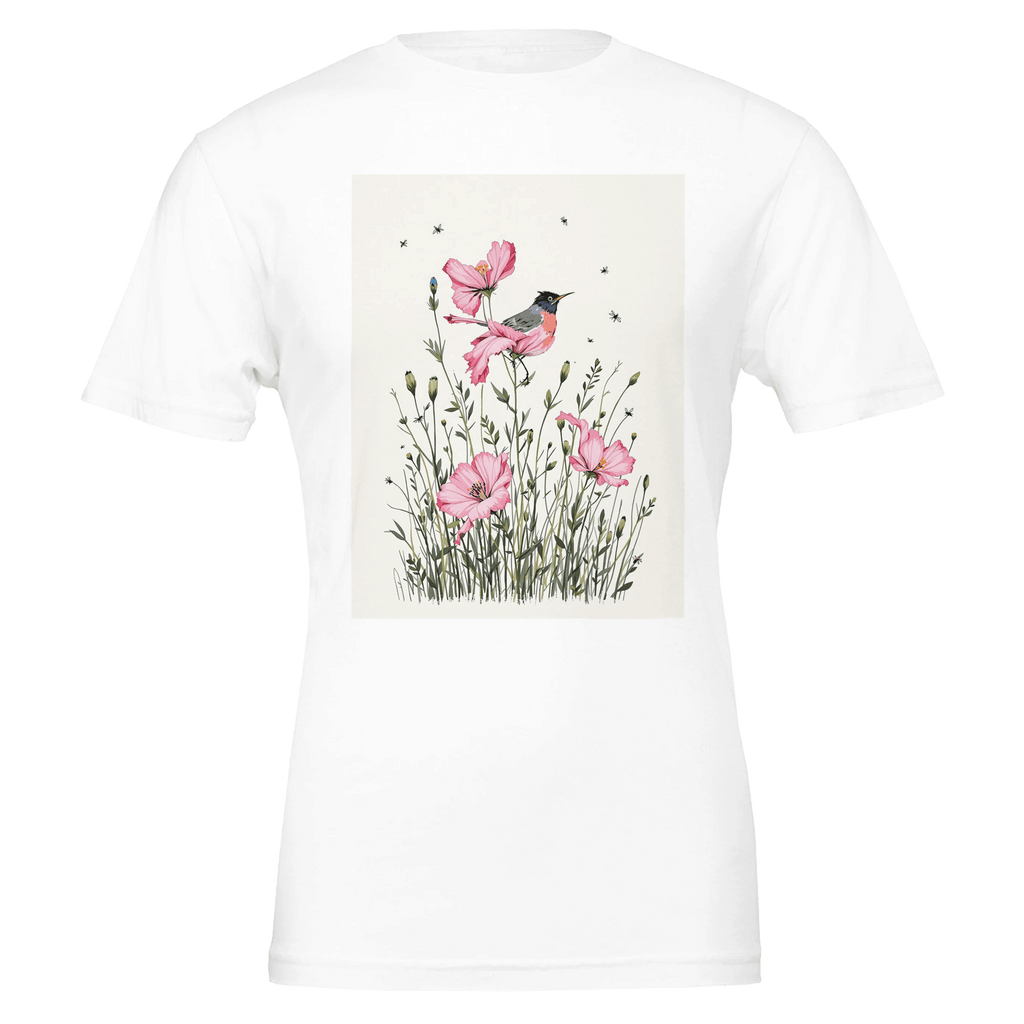 Ragged Robin Wildflower T-Shirt | Meadow Flower Gift Tee - Wild Thread Co