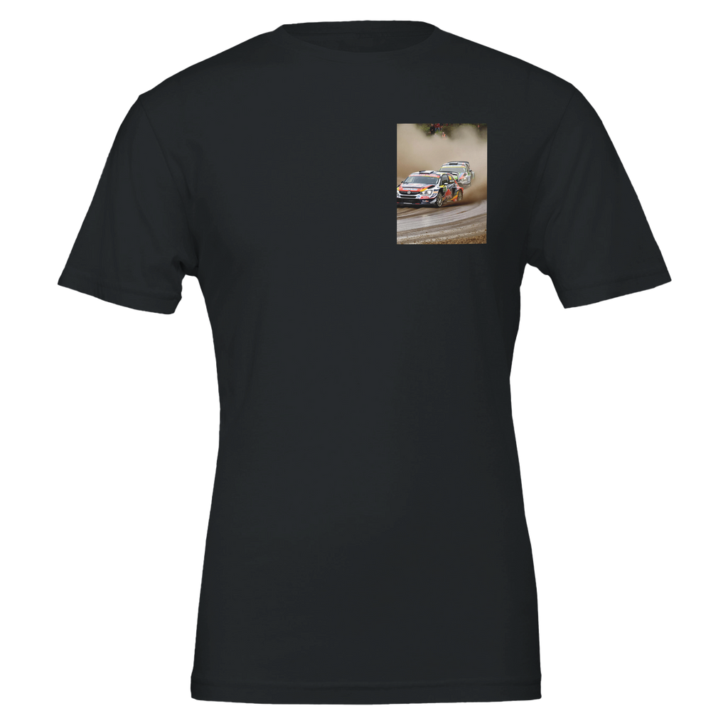 Rally Cross Mud T-Shirt — detail view | Wild Thread Co