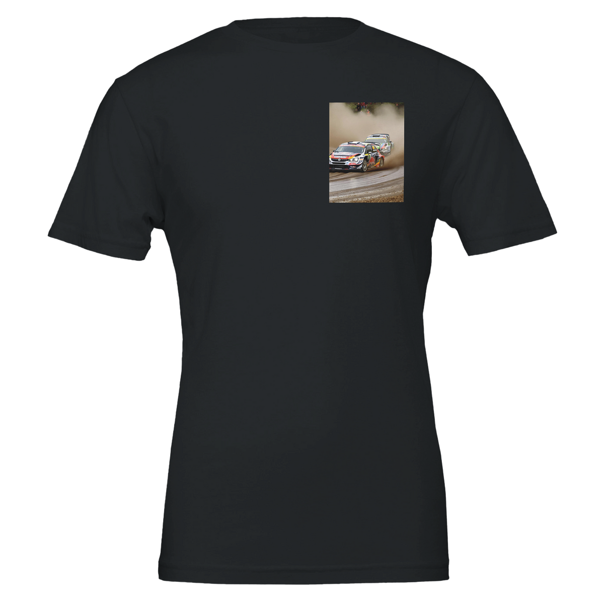 Rally Cross Mud T-Shirt — detail view | Wild Thread Co