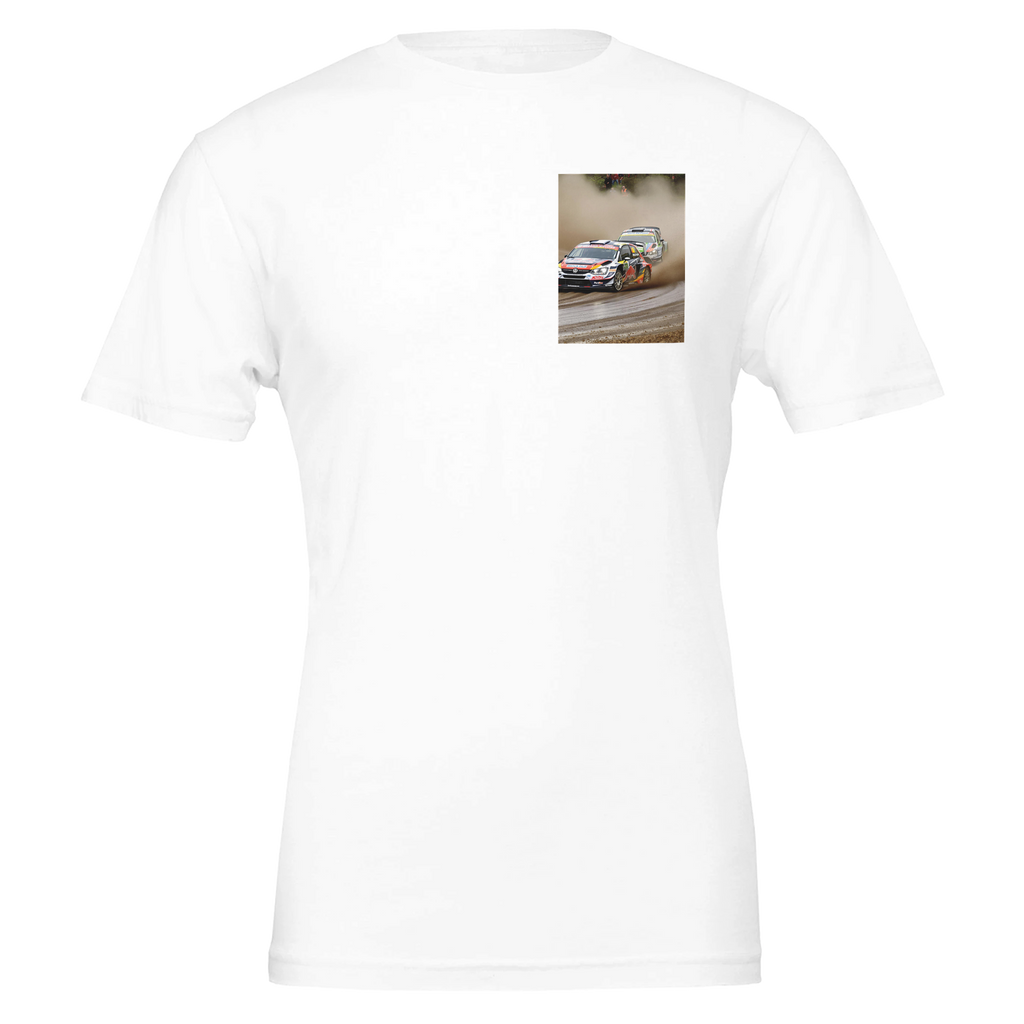 Rally Cross Mud T-Shirt — detail view | Wild Thread Co
