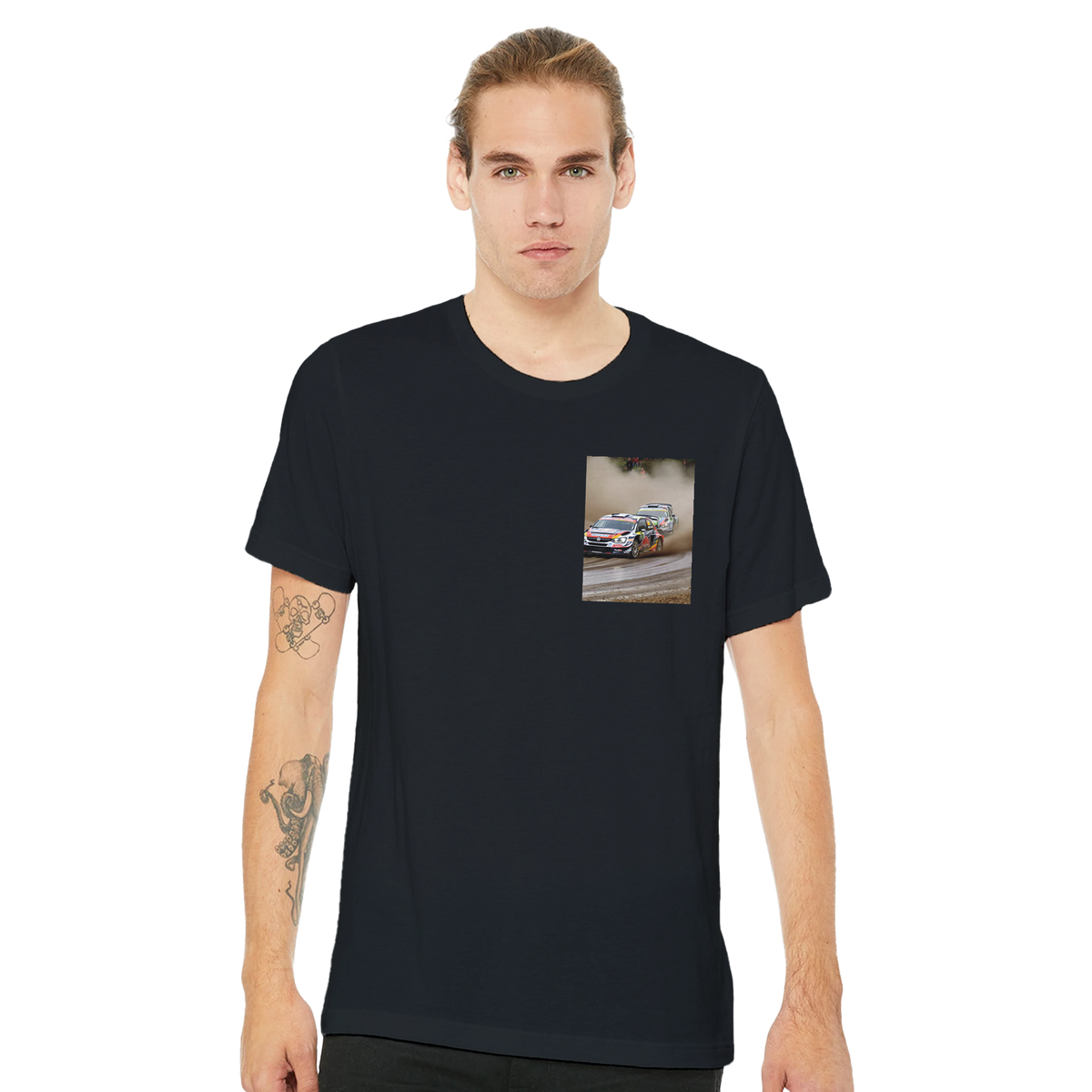 Rally Cross Mud T-Shirt — detail view | Wild Thread Co