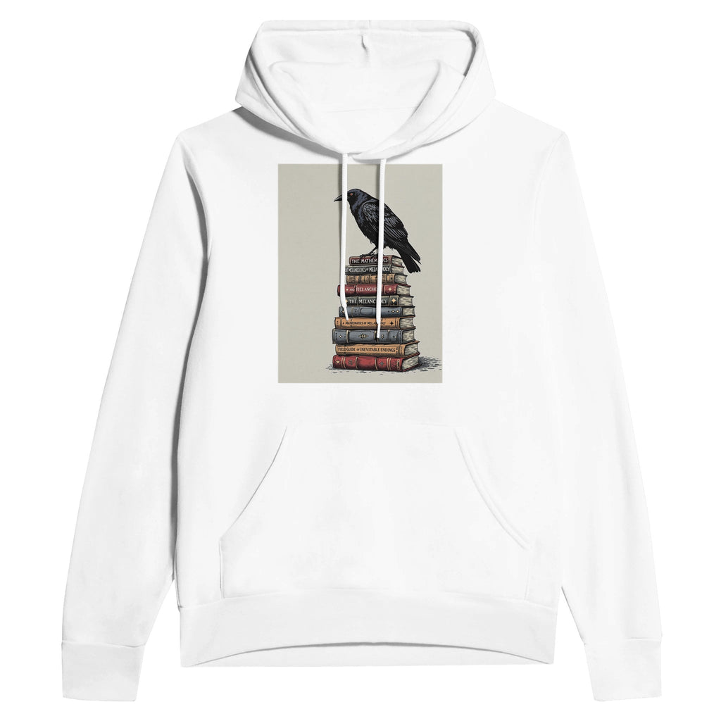 Raven Library Dark Academia Hoodie | Gothic Literature Hoodie - Wild Thread Co