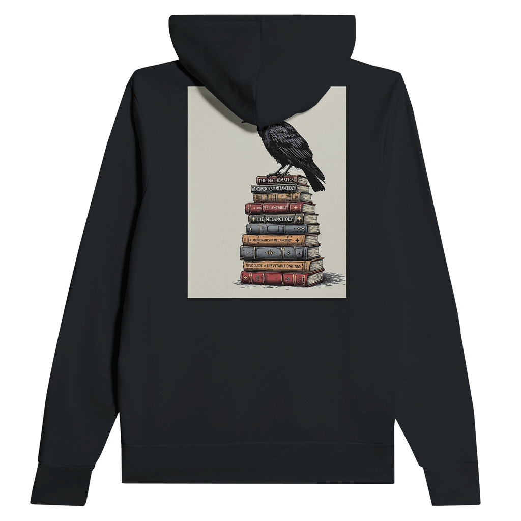 Raven Library Dark Academia Hoodie | Gothic Literature Hoodie - Wild Thread Co