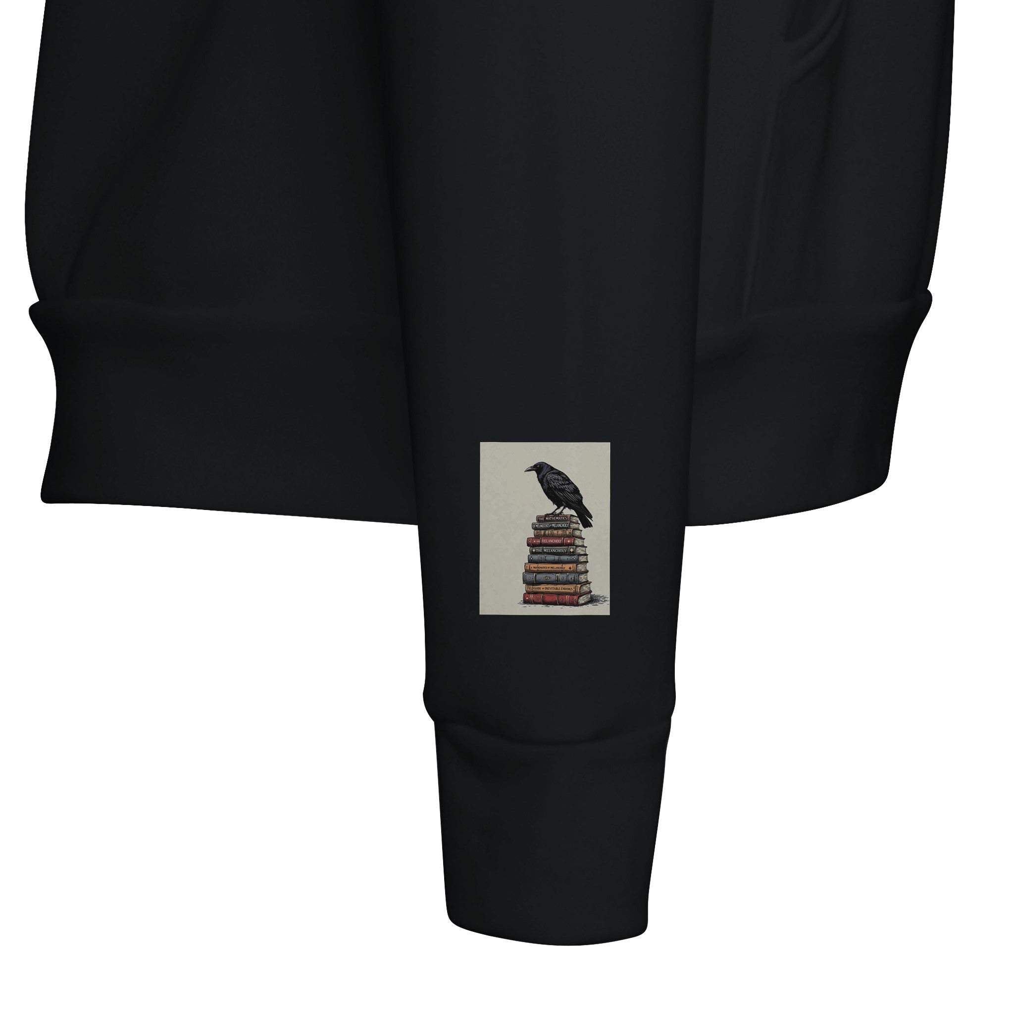 Raven Library Dark Academia Hoodie | Gothic Literature Hoodie - Wild Thread Co