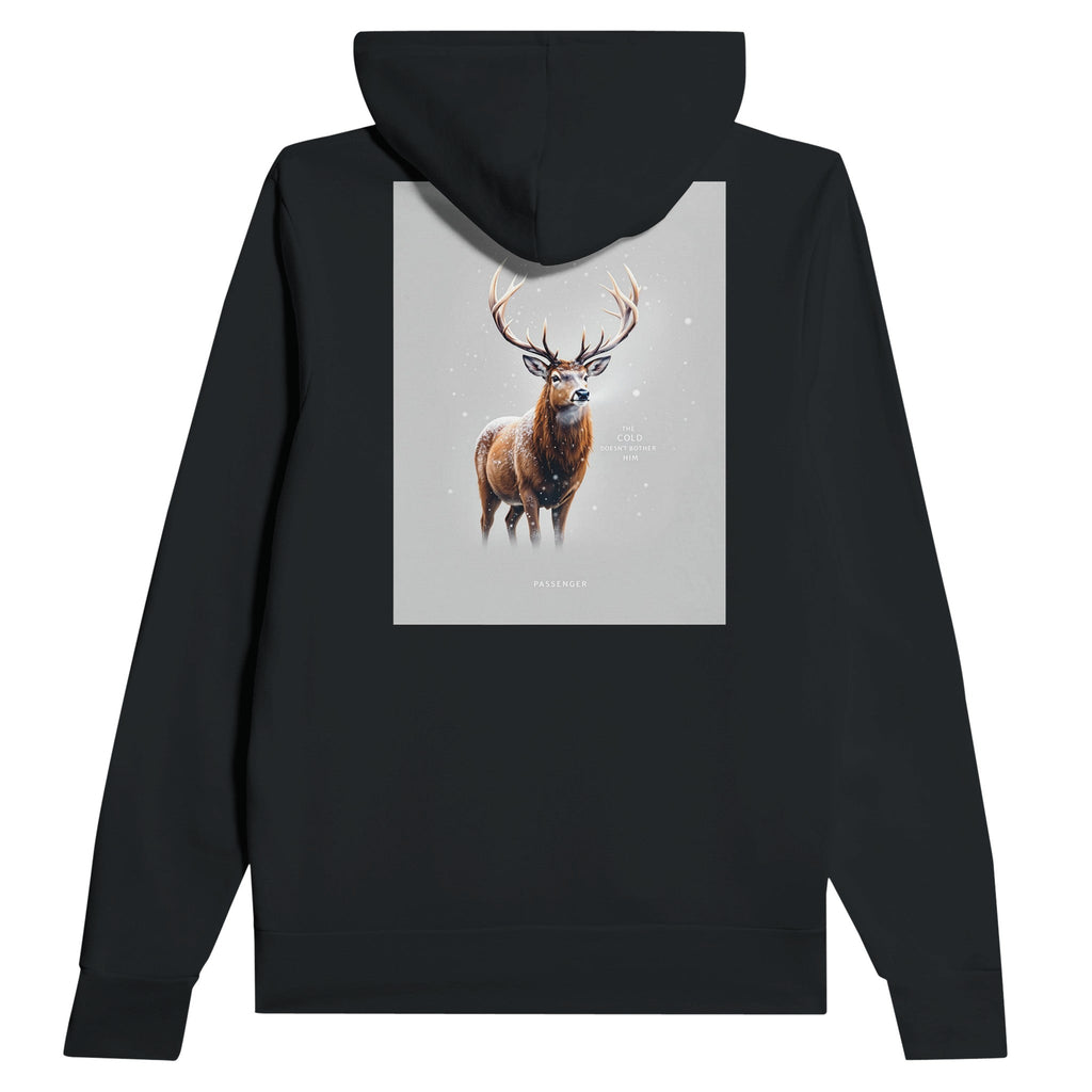 Red Deer Stag Winter Hoodie | Wildlife Gift UK - Wild Thread Co