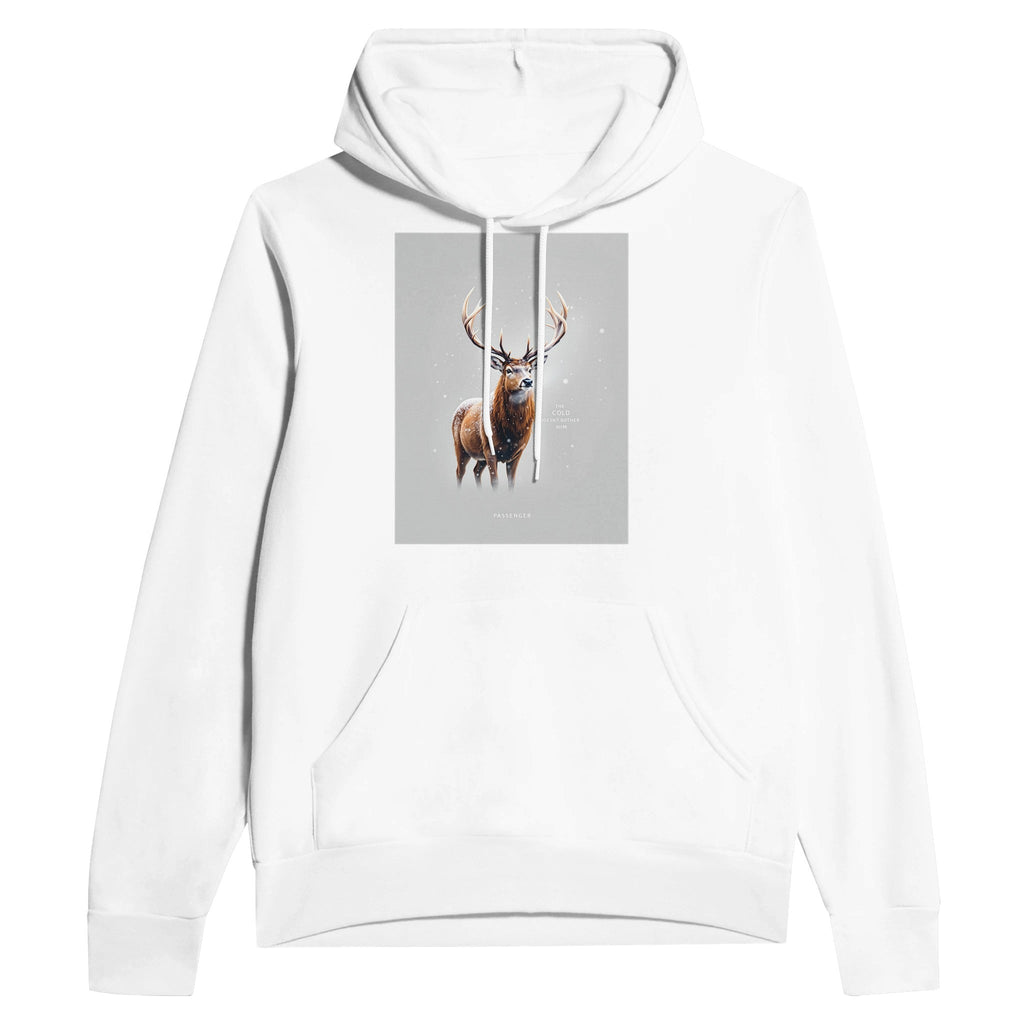 Red Deer Stag Winter Hoodie | Wildlife Gift UK - Wild Thread Co