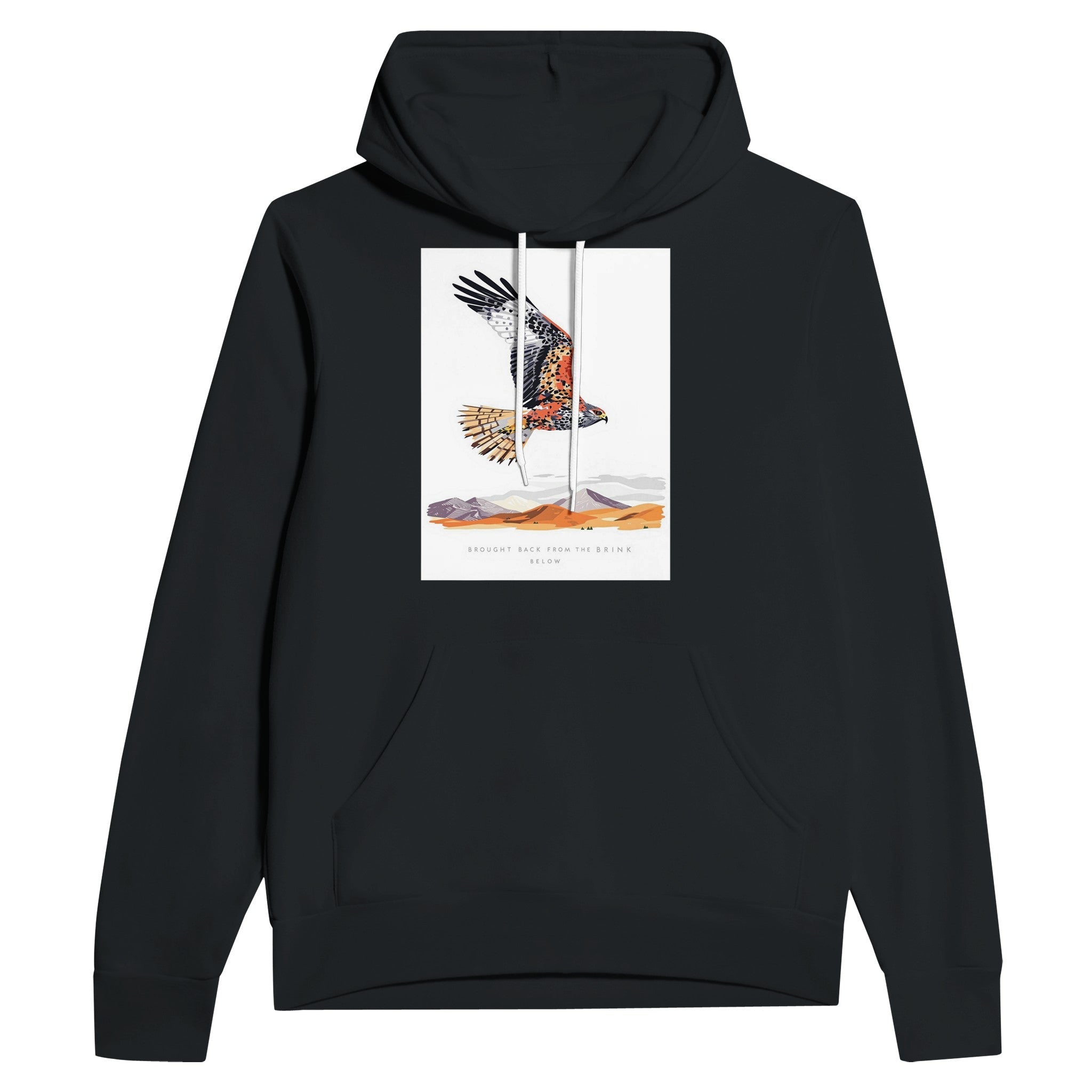 Red Kite Welsh Wildlife Hoodie | Conservation Success Story Hoodie - Wild Thread Co