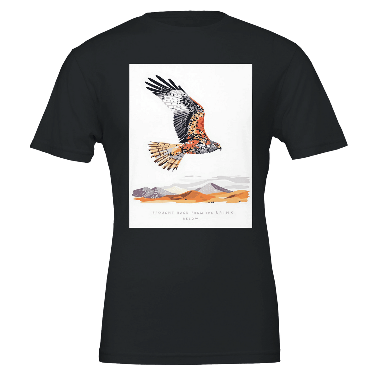 Red Kite Welsh Wildlife T-Shirt | Conservation Success Story Tee - Wild Thread Co