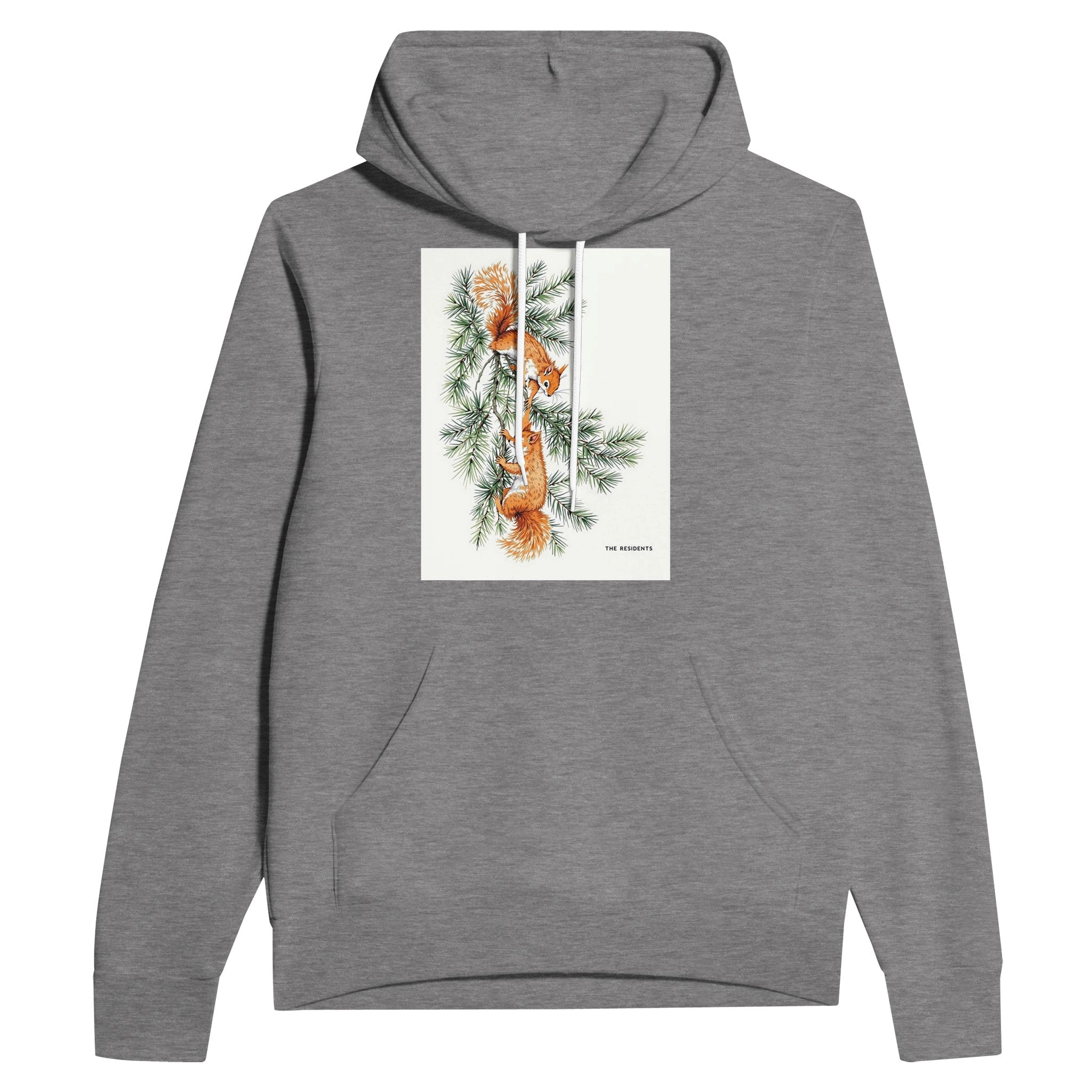 Red Squirrel Hoodie | British Wildlife Hoodie | Formby Pine Design - Wild Thread Co