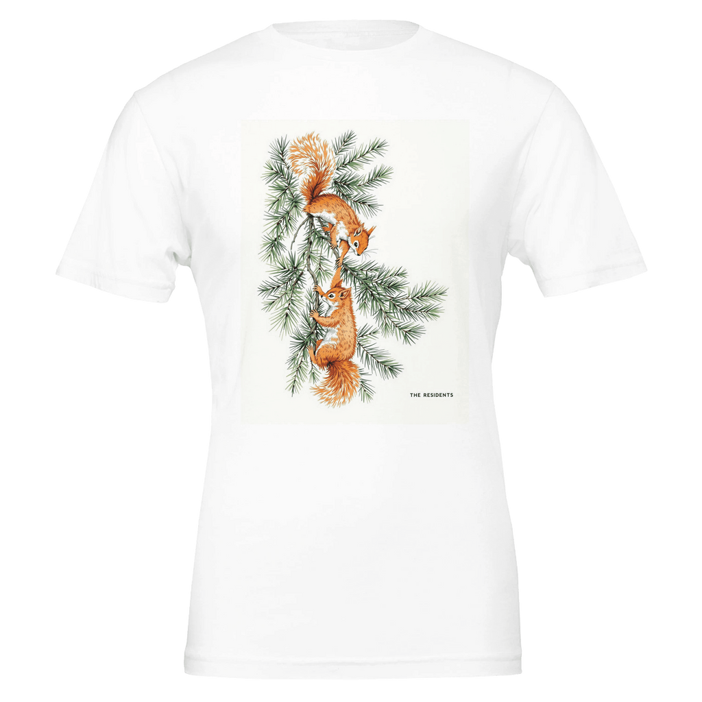Red Squirrel T-Shirt | British Wildlife Shirt | Formby Pine Design - Wild Thread Co