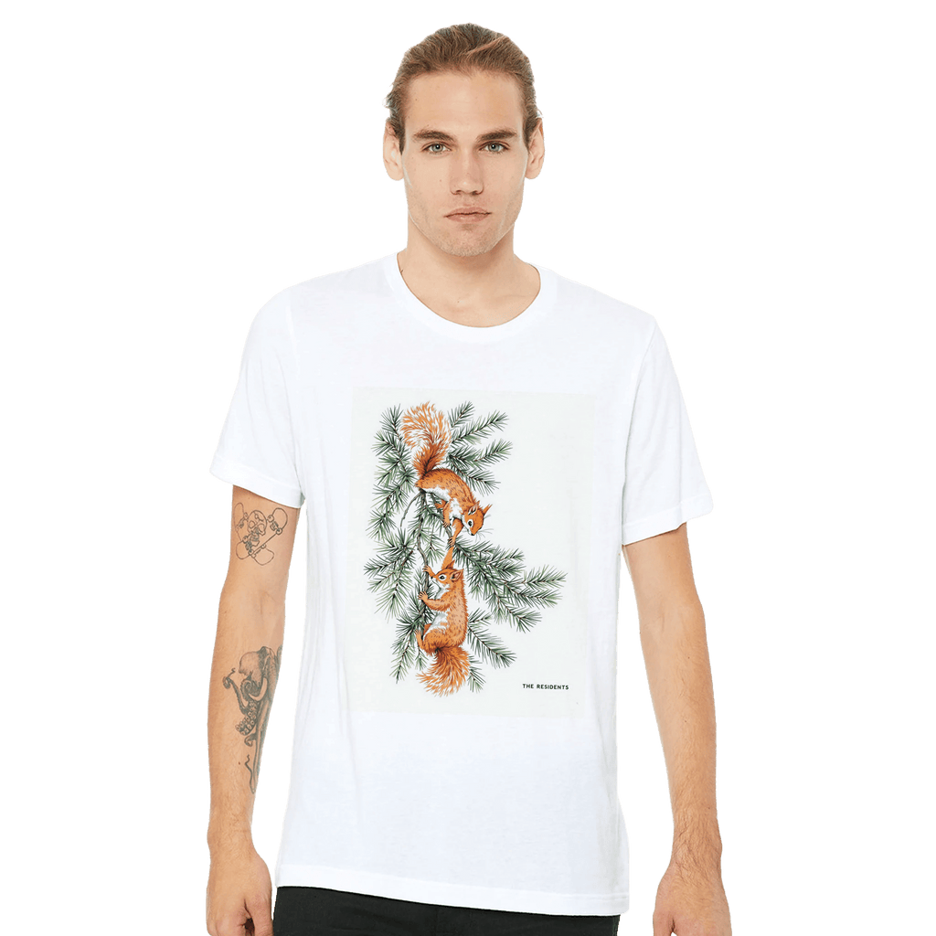 Red Squirrel T-Shirt | British Wildlife Shirt | Formby Pine Design - Wild Thread Co