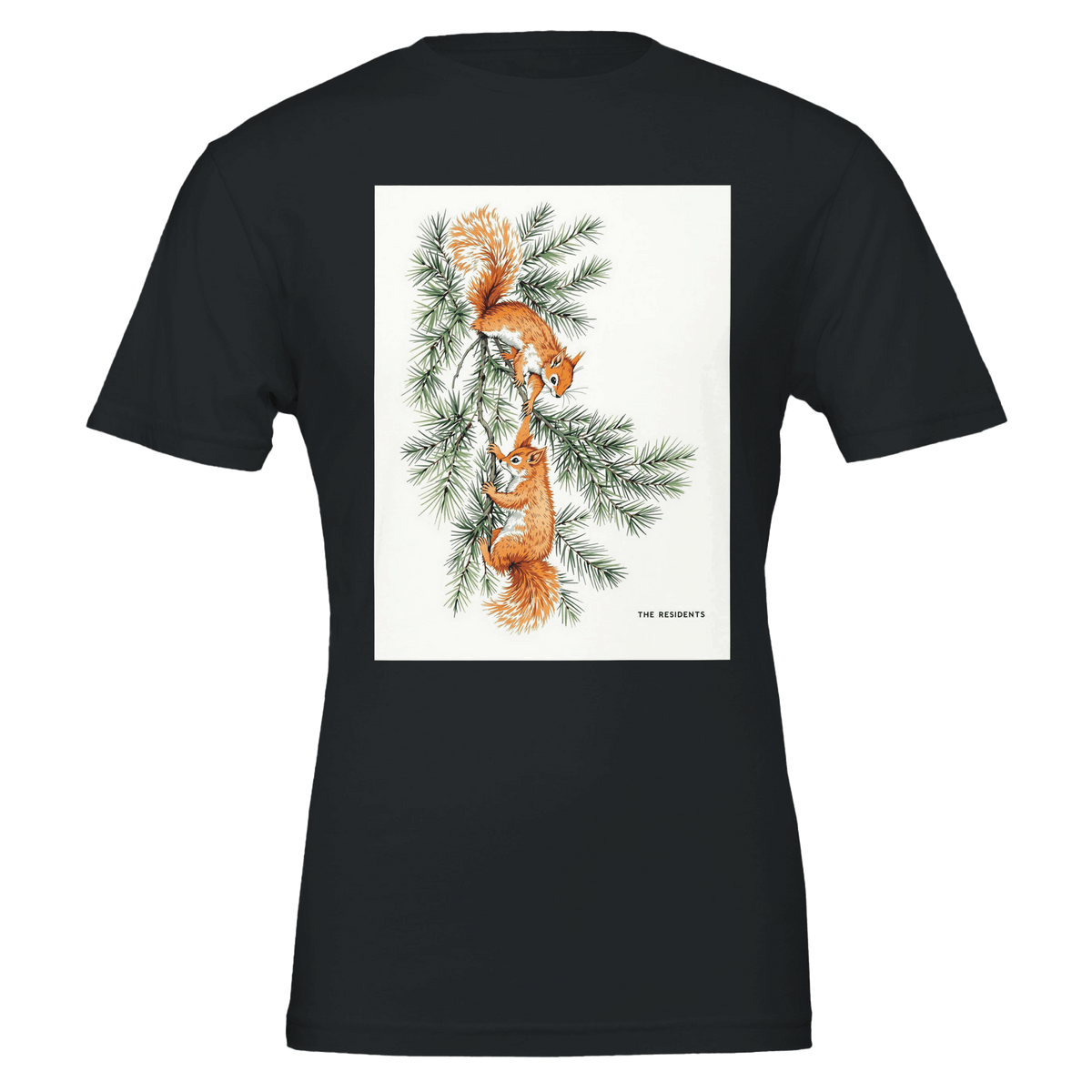 Red Squirrel T-Shirt | British Wildlife Shirt | Formby Pine Design - Wild Thread Co