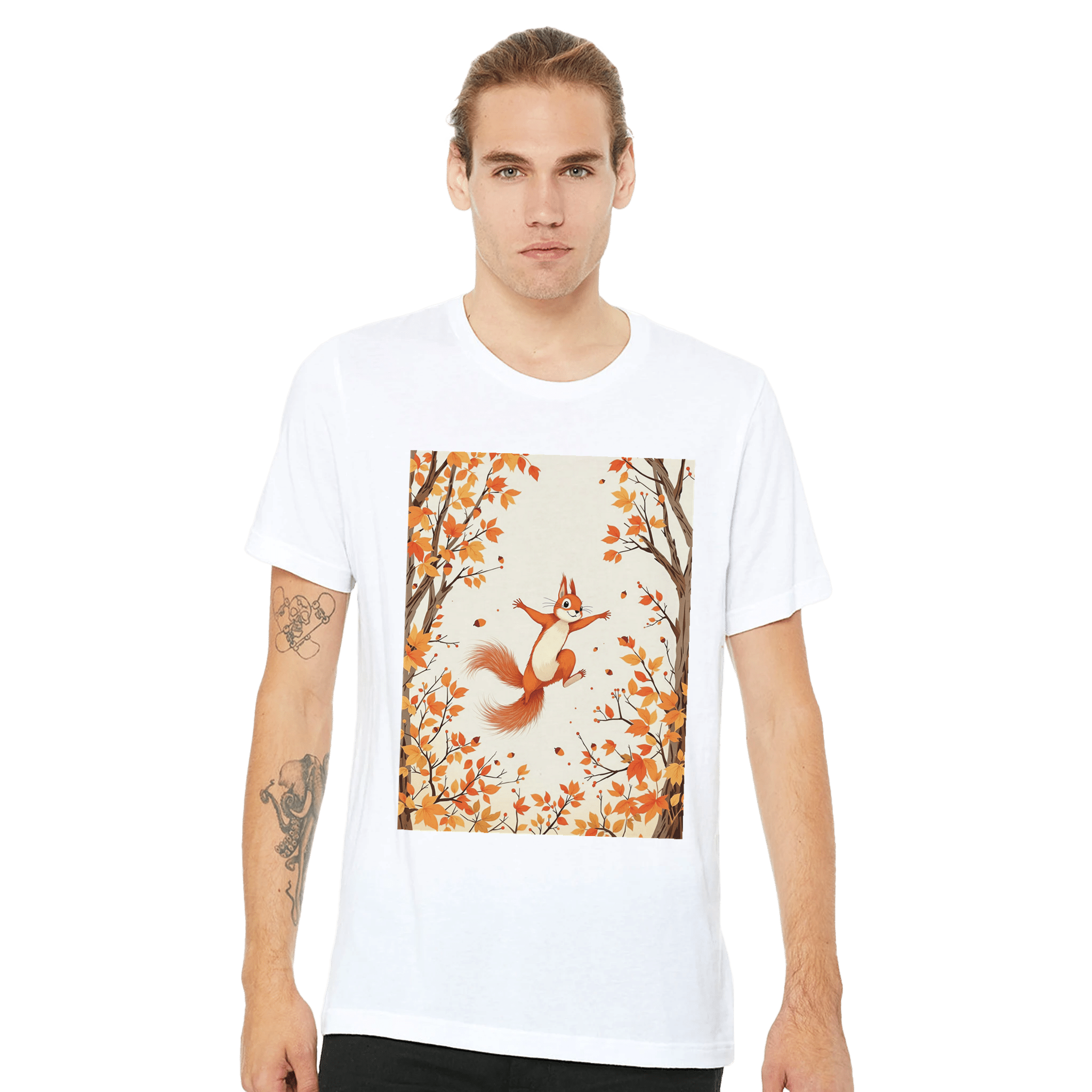 Red Squirrel Wildlife T-Shirt | Conservation Gift UK - Wild Thread Co