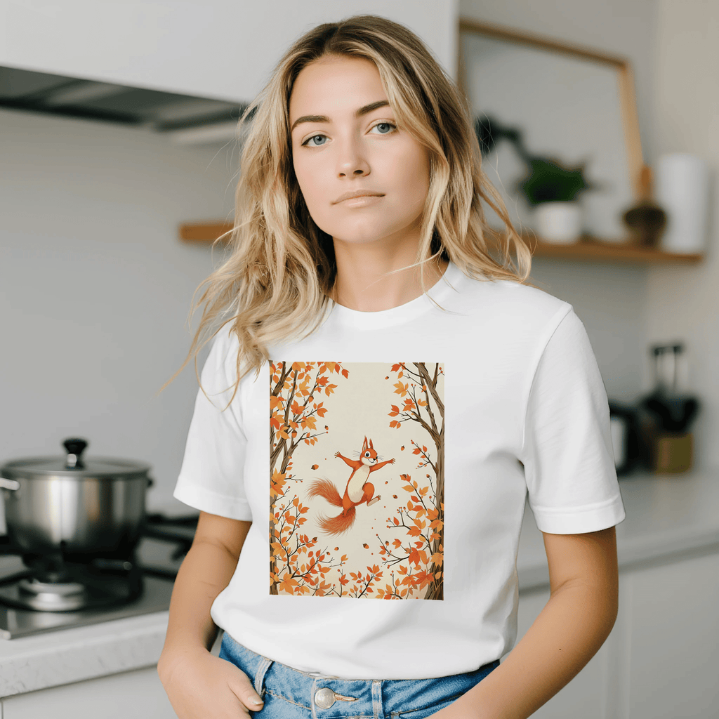 Red Squirrel Wildlife T-Shirt | Conservation Gift UK - Wild Thread Co