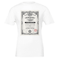 Retro 1970s Martial Arts Dojo Certificate T-Shirt | Karate Gift UK - Wild Thread Co