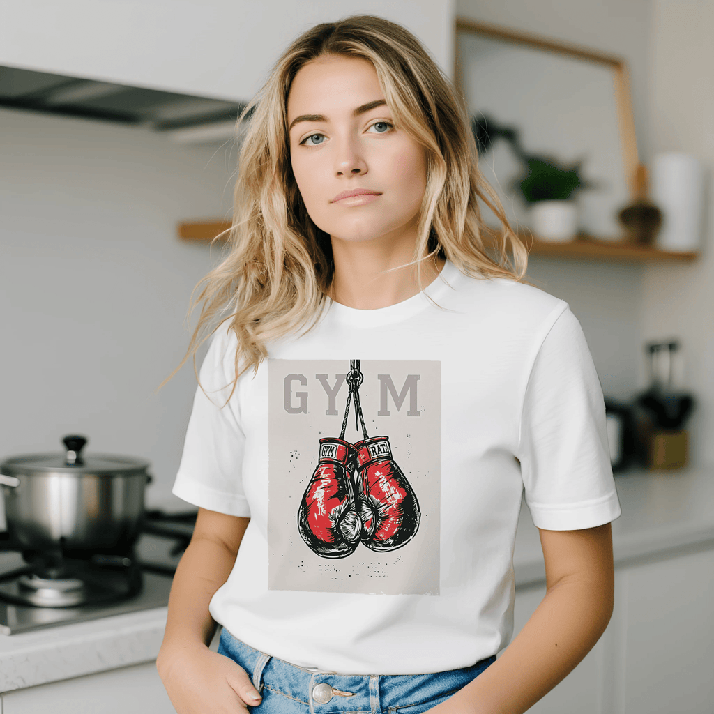 Retro Boxing Gym Rat T-Shirt | Vintage Fight Poster Style Tee - Wild Thread Co