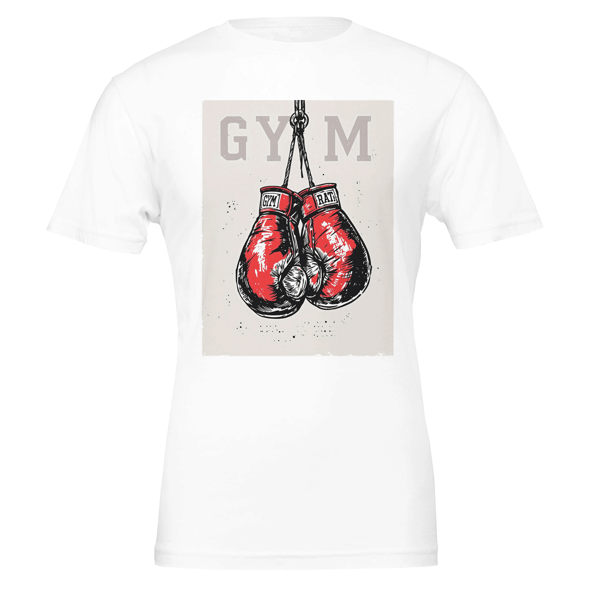 Retro Boxing Gym Rat T-Shirt | Vintage Fight Poster Style Tee - Wild Thread Co