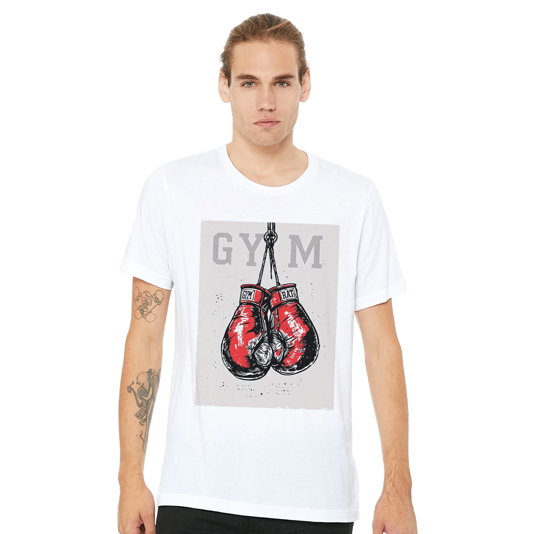 Retro Boxing Gym Rat T-Shirt | Vintage Fight Poster Style Tee - Wild Thread Co