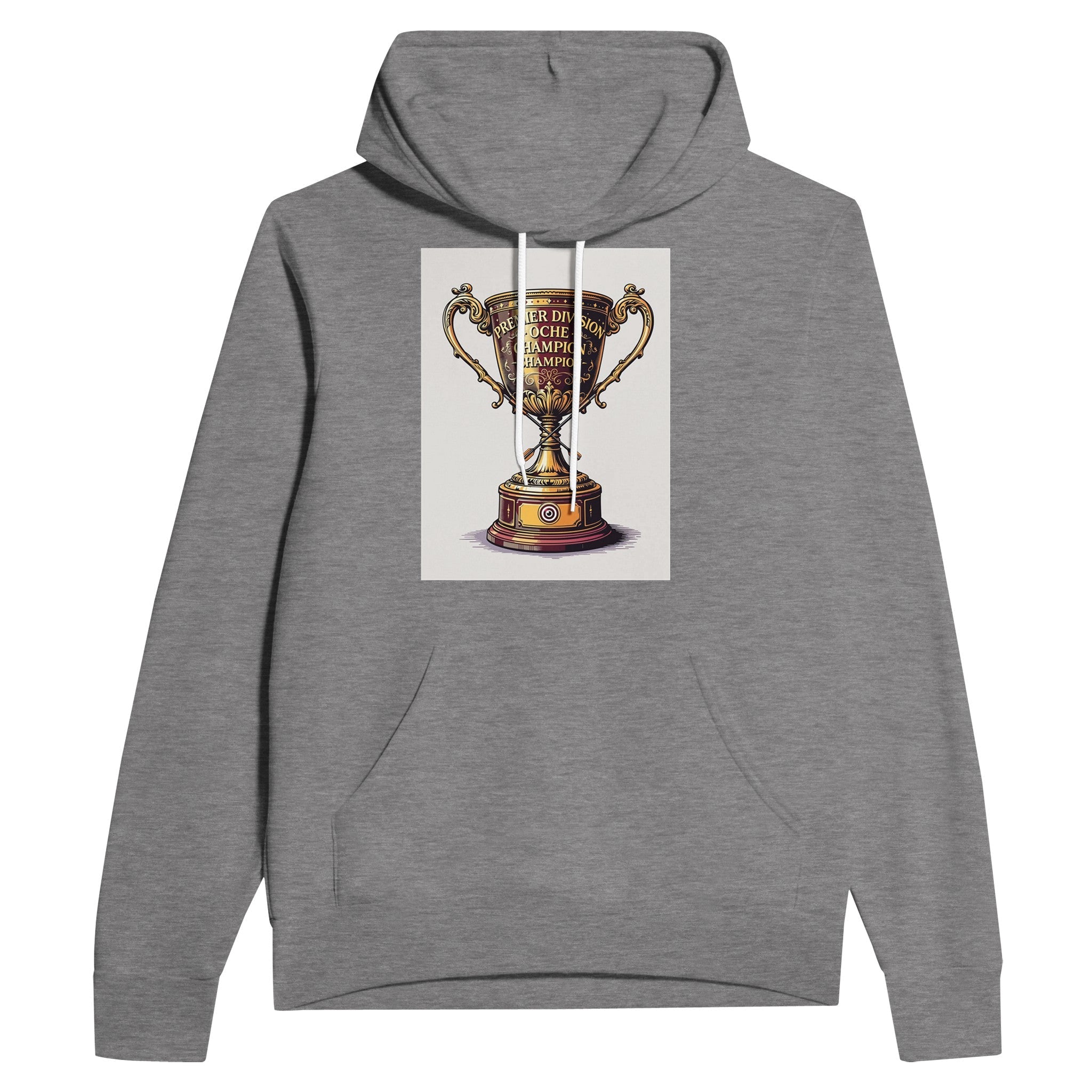 Retro Darts Trophy Hoodie | Pub Culture Oche Champion Navy Hoodie - Wild Thread Co