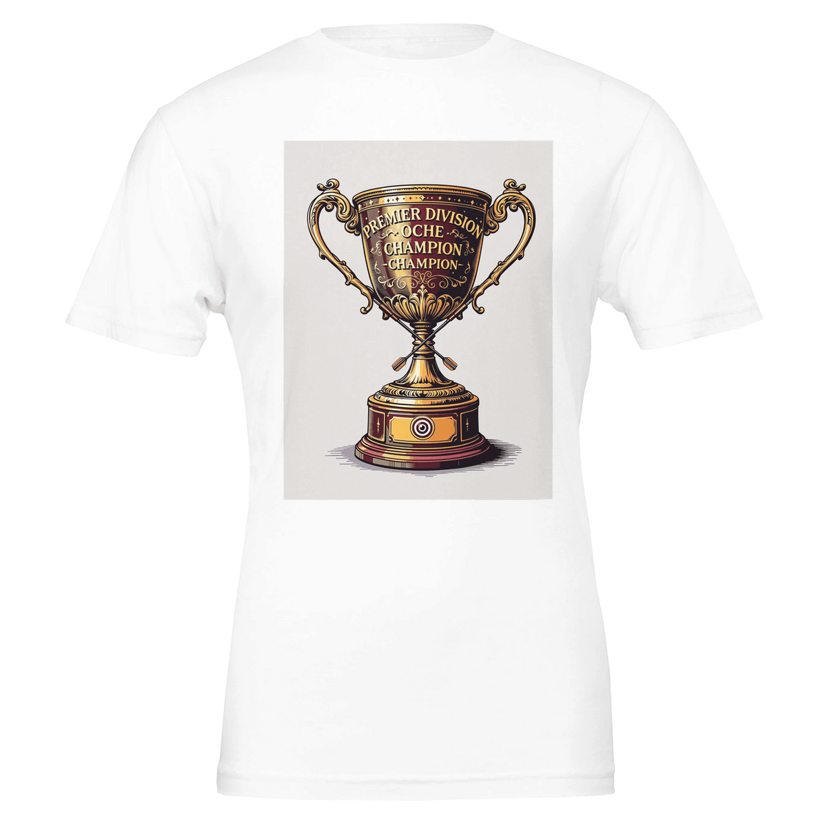 Retro Darts Trophy Oche Champion T-Shirt | Pub Culture Tee - Wild Thread Co